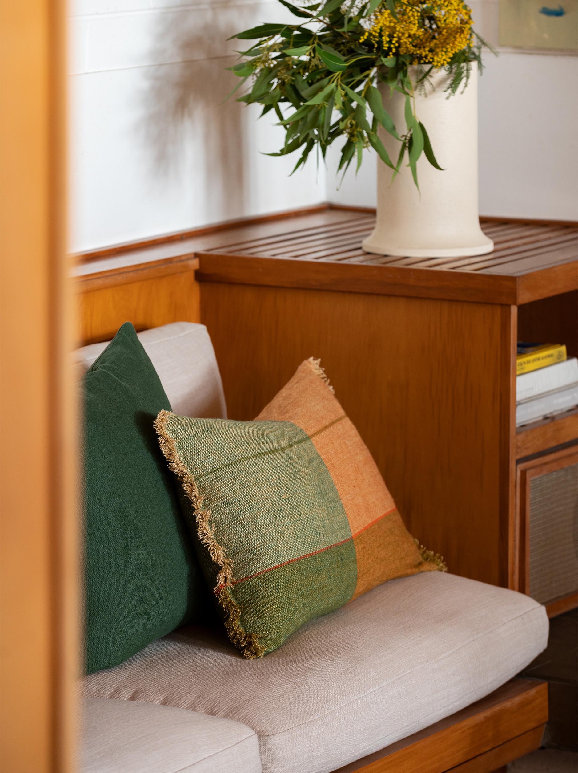 Alba Cushion Cover Spirulina / 50x50cm