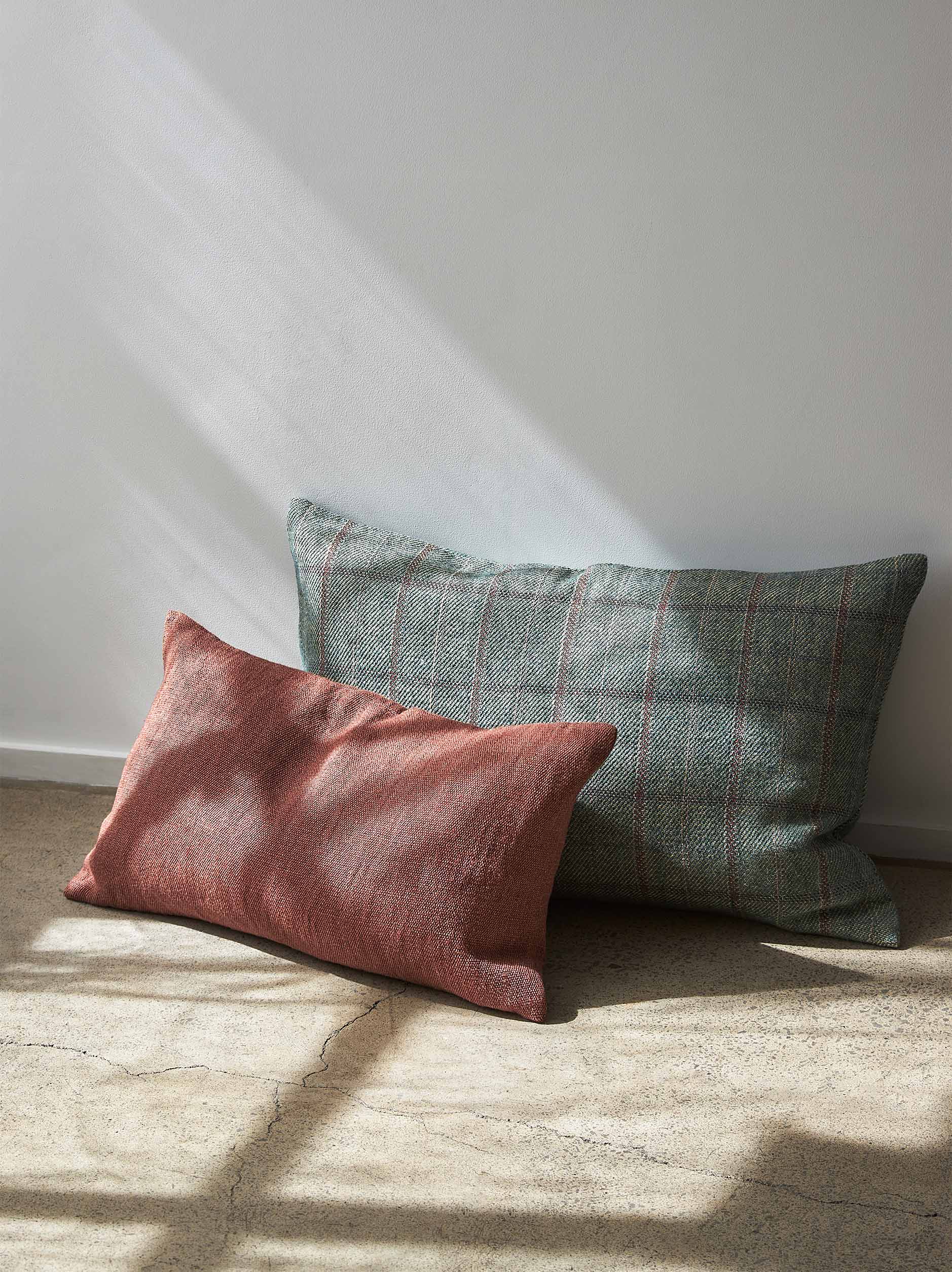 Twill Cushion Cover Eucalyptus/Multi / 60x40cm