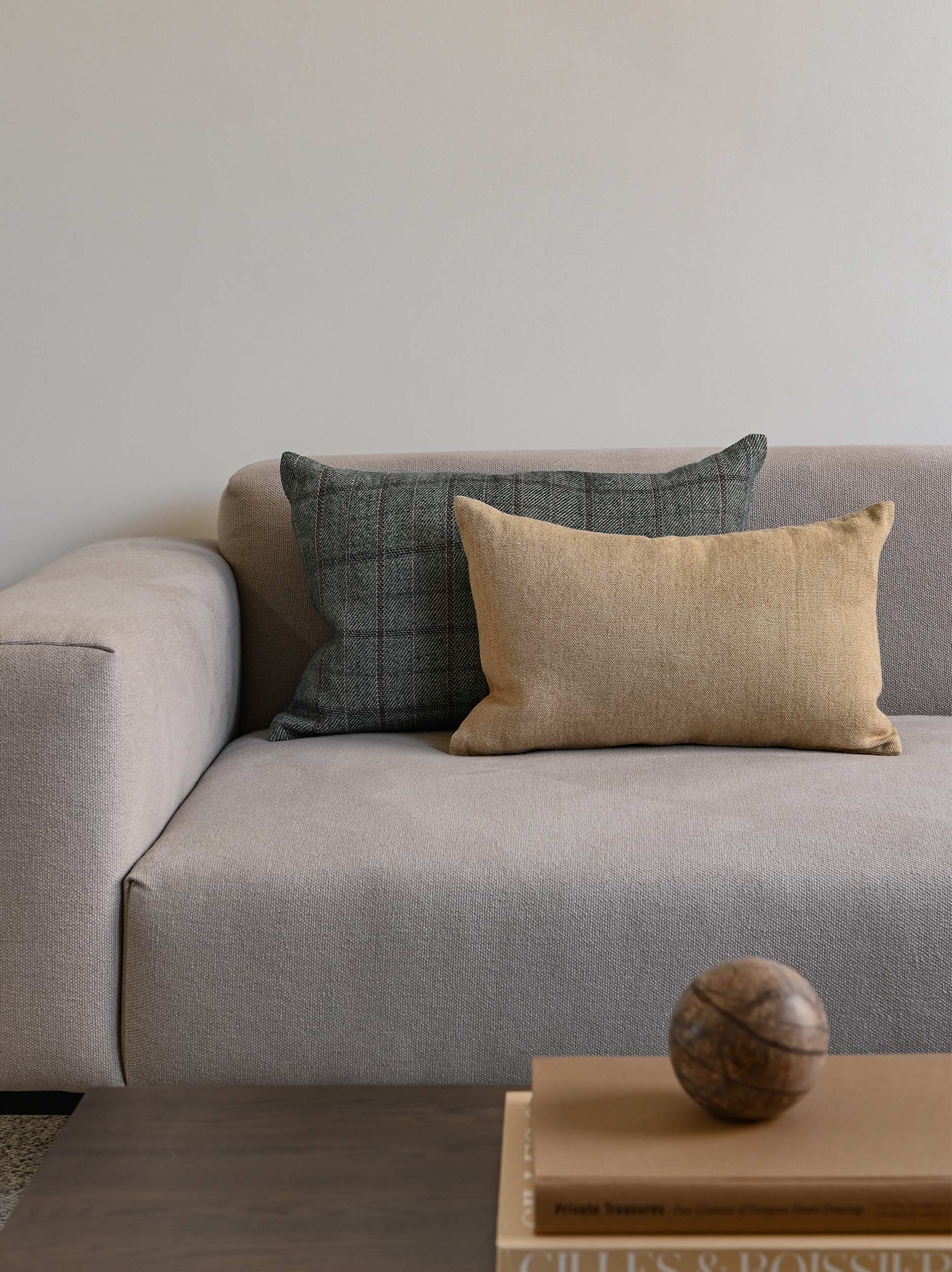 Twill Cushion Cover Eucalyptus/Multi / 60x40cm