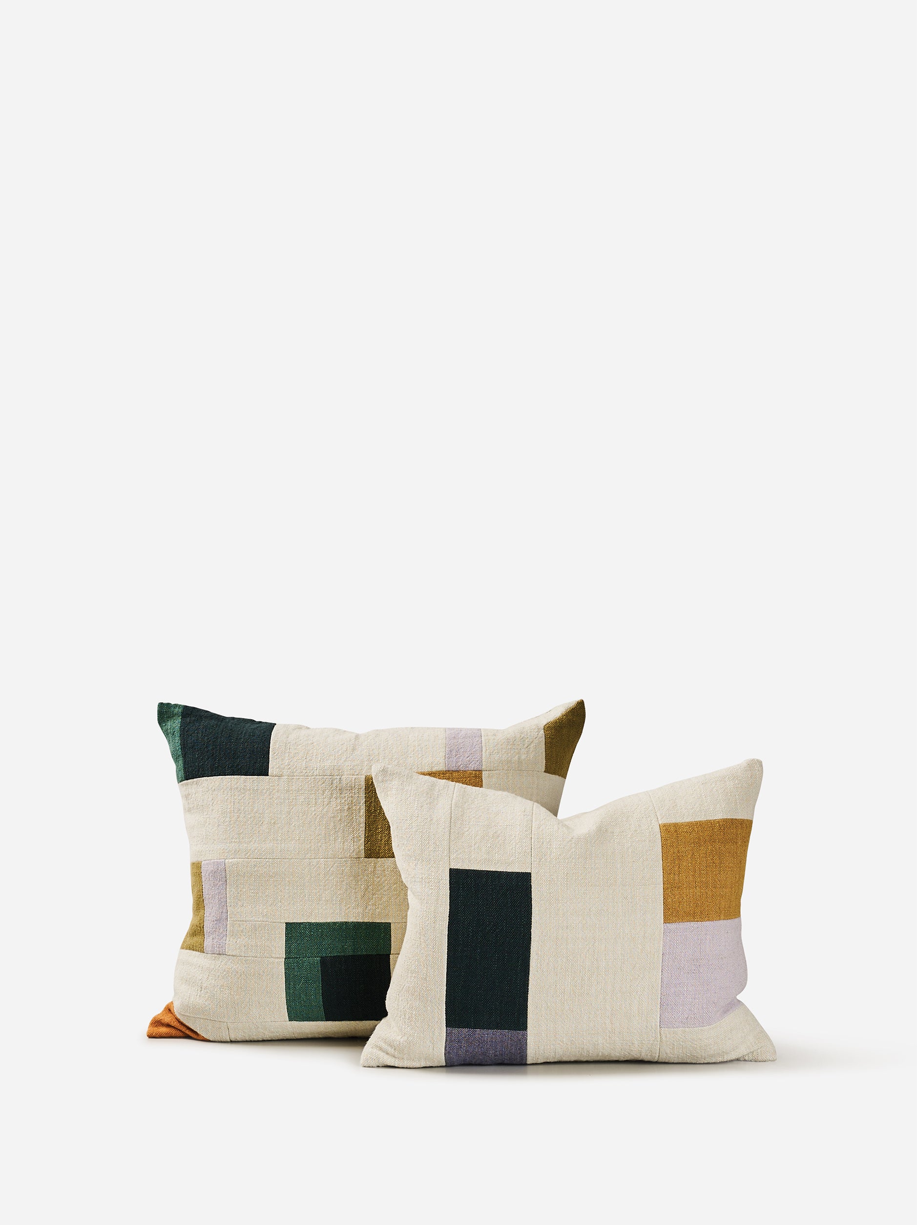 Build Cushion Cover Natural/Multi / 45x35cm