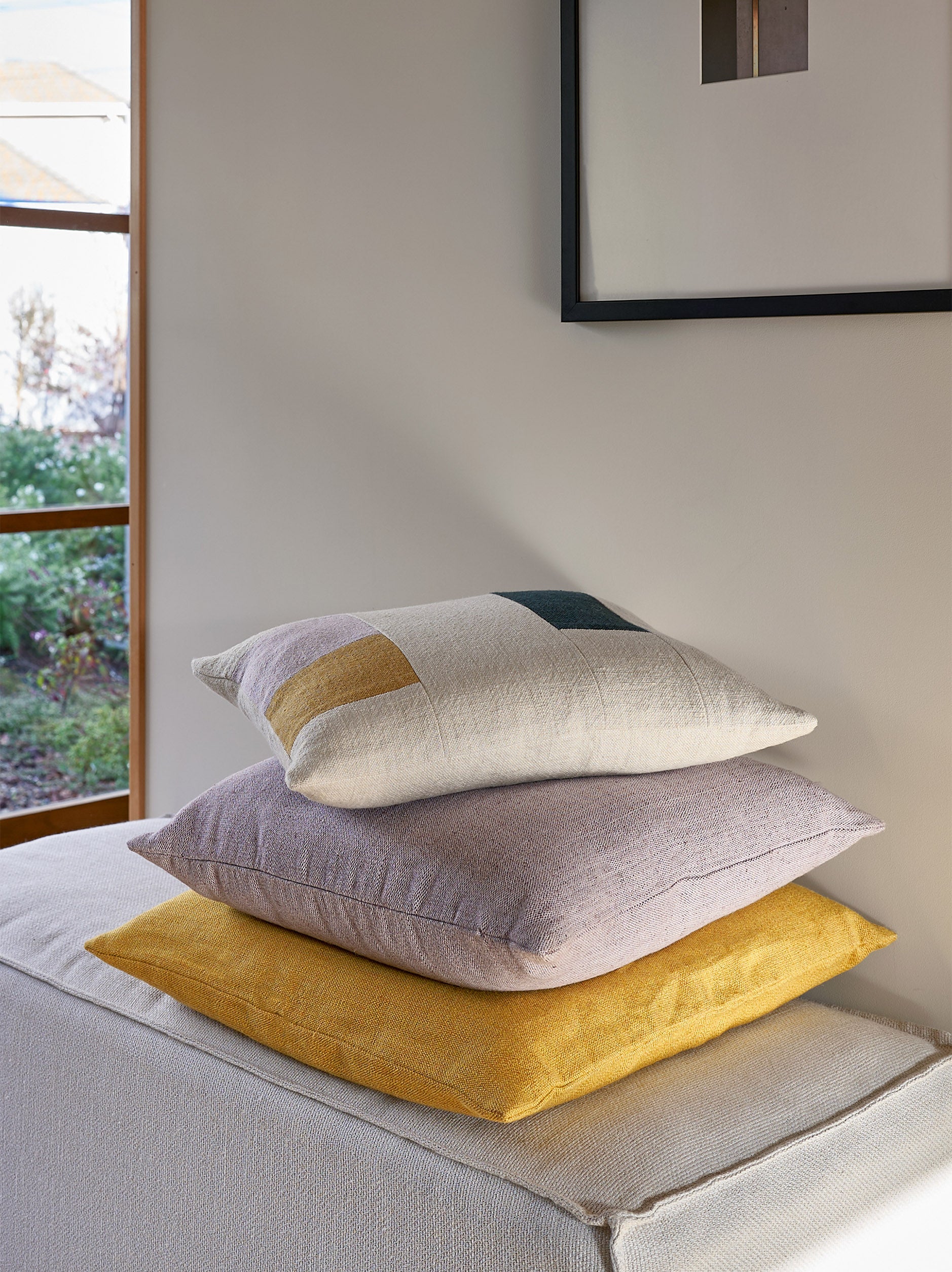 Ida Cushion Cover Daffodil / 55x55cm