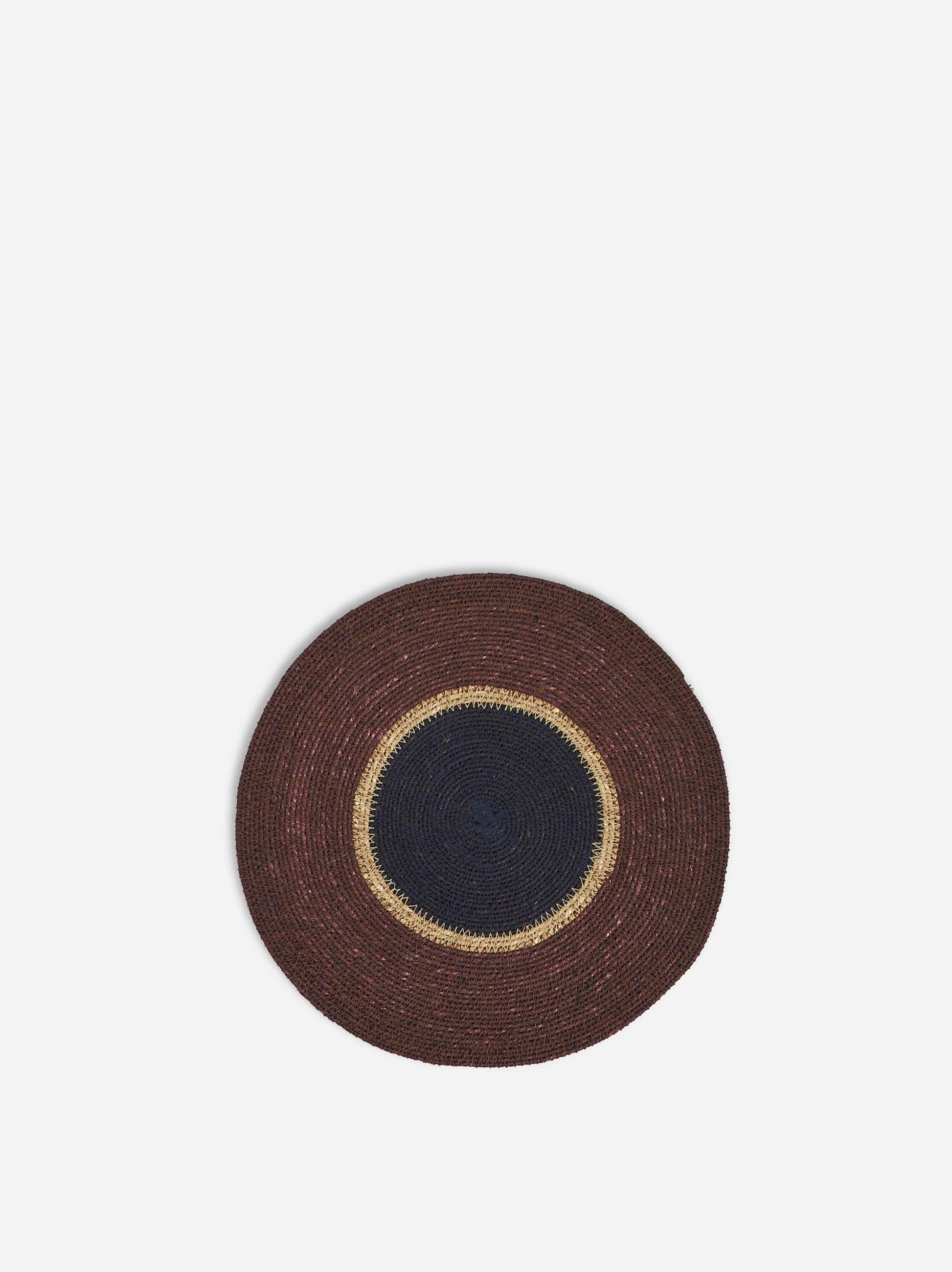 Pinto Placemat Mulberry/Blue Black / 34cmdia