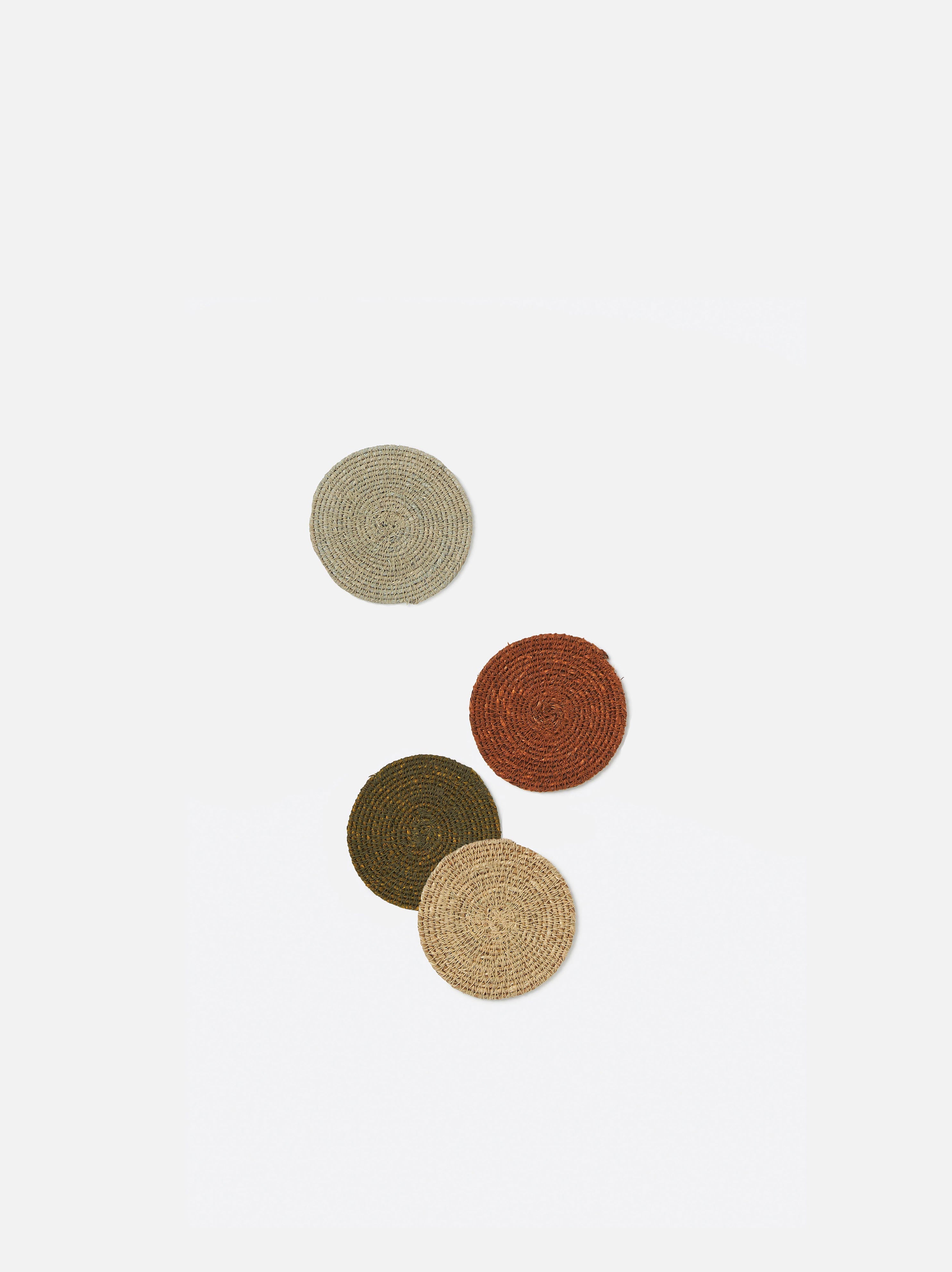Pinto Coaster S/4 Ivy/Multi / 10cmdia
