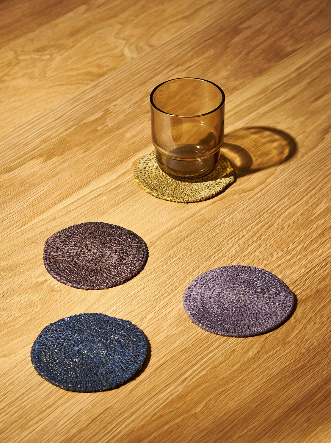 Pinto Coaster S/4 Mulberry/Multi / 10cmdia
