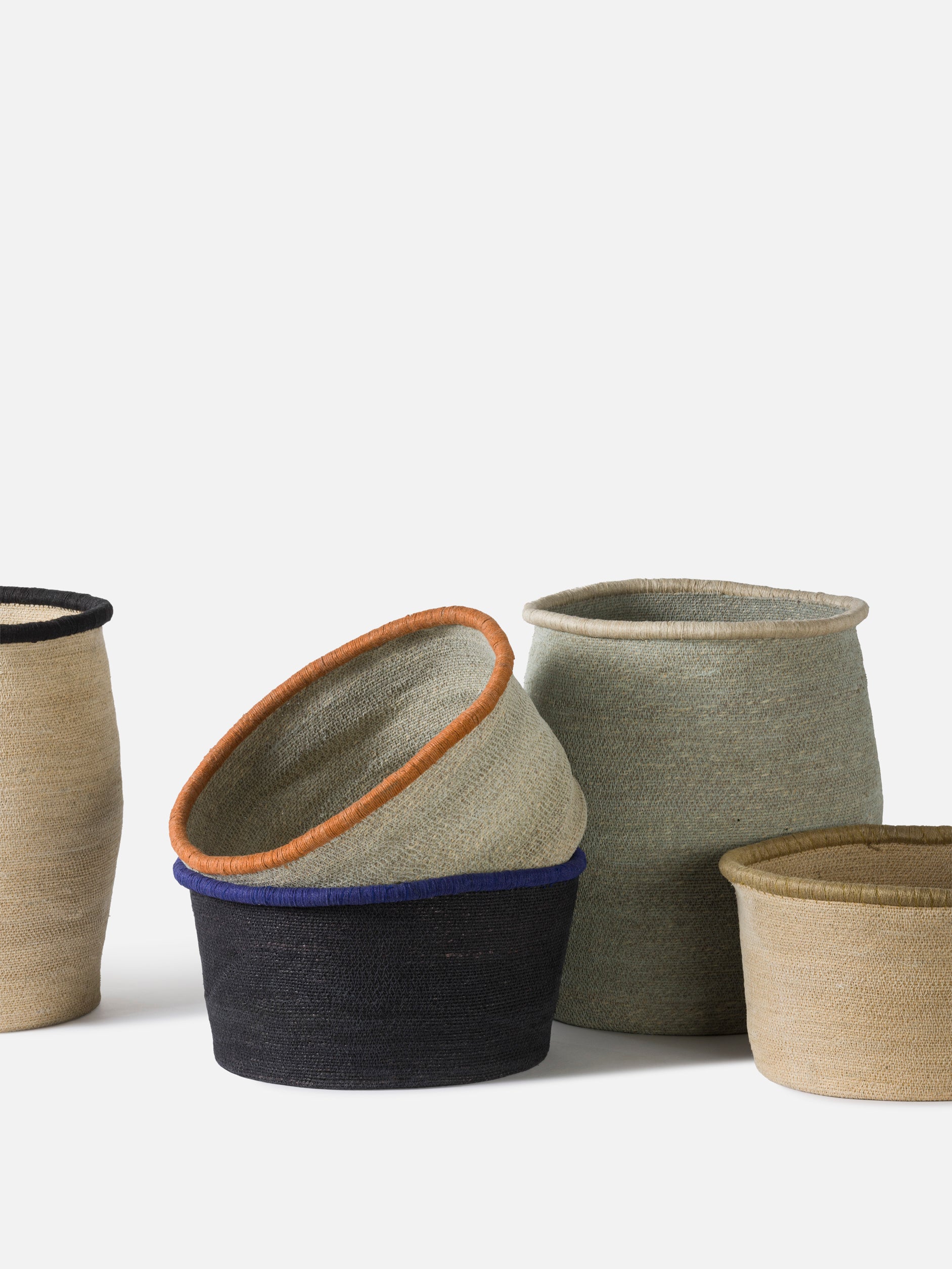 Arena Laundry Basket Natural/Blue Black / One Size