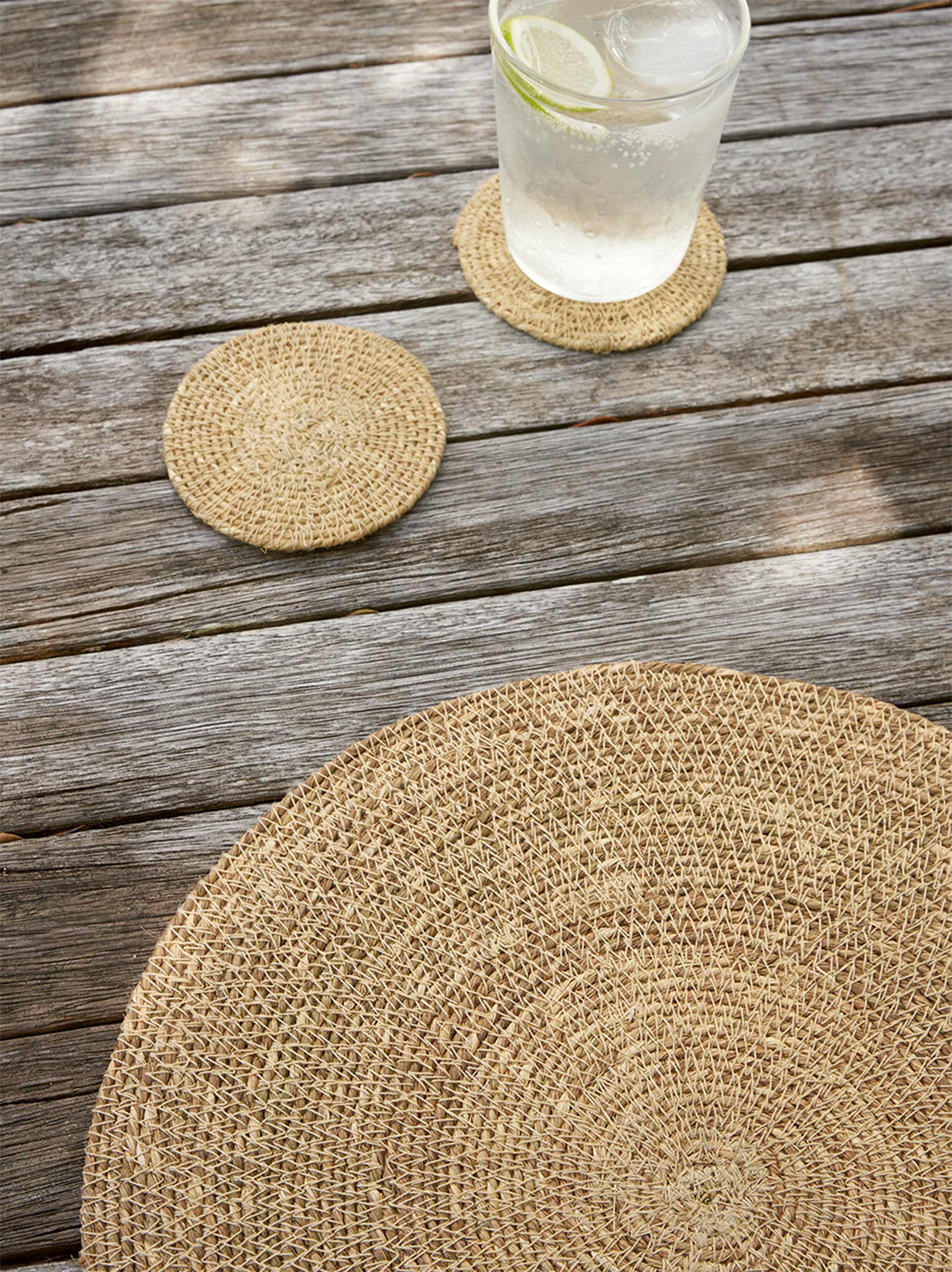 Woven Placemat Natural / 34cmdia