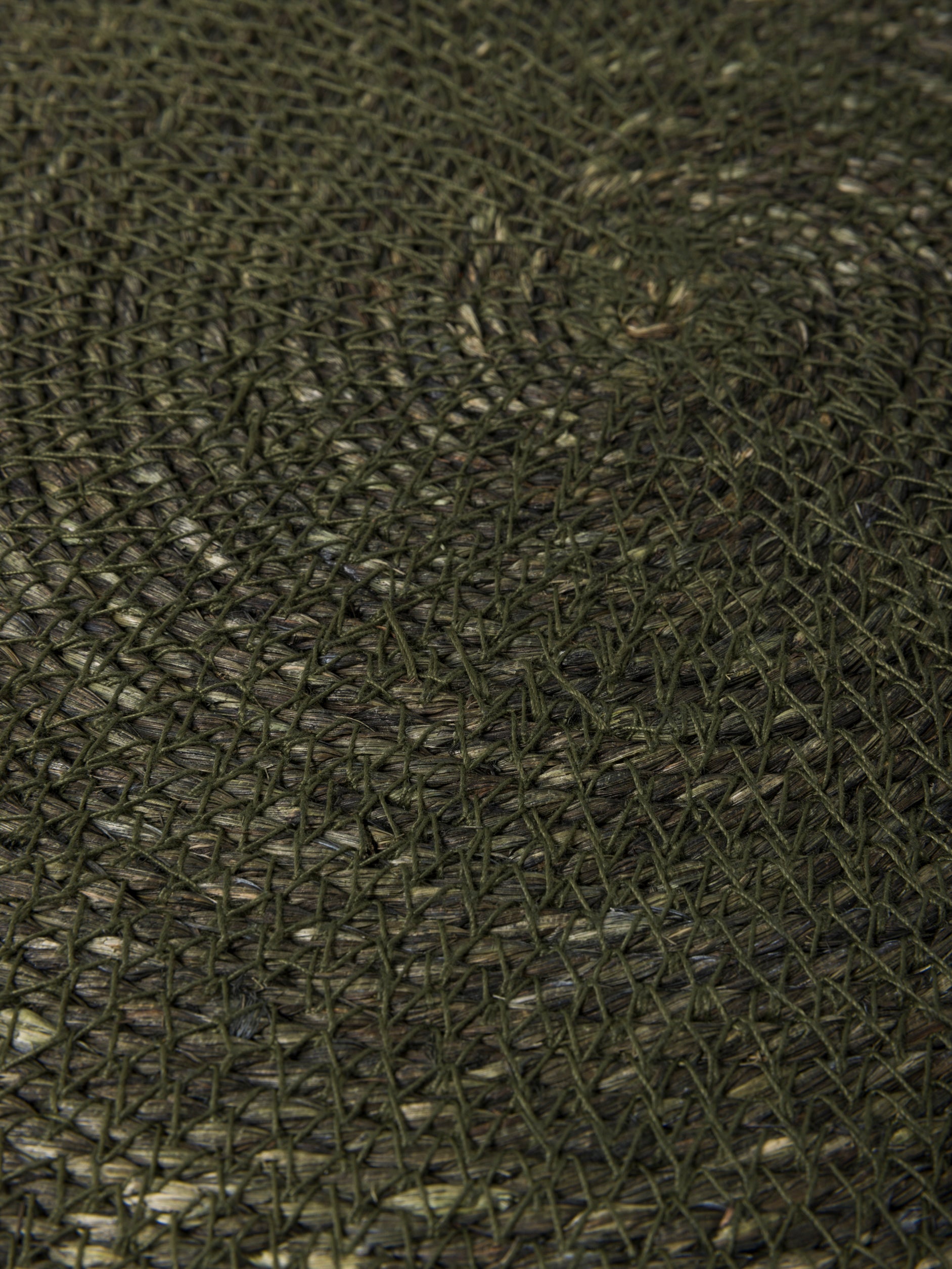 Woven Placemat Olive / 34cmdia