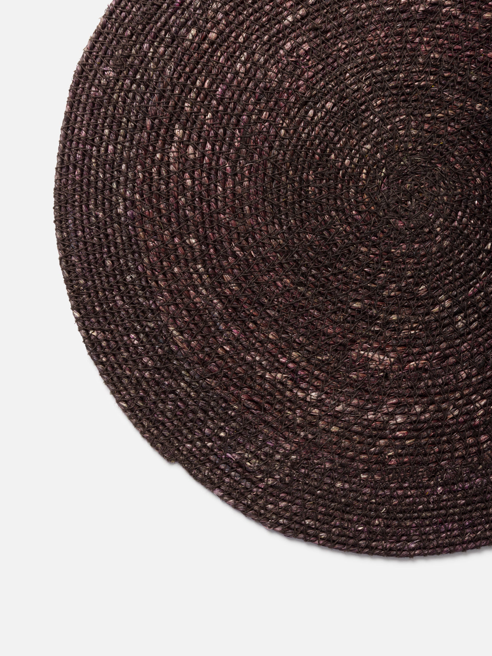 Woven Placemat Cocoa / 34cmdia