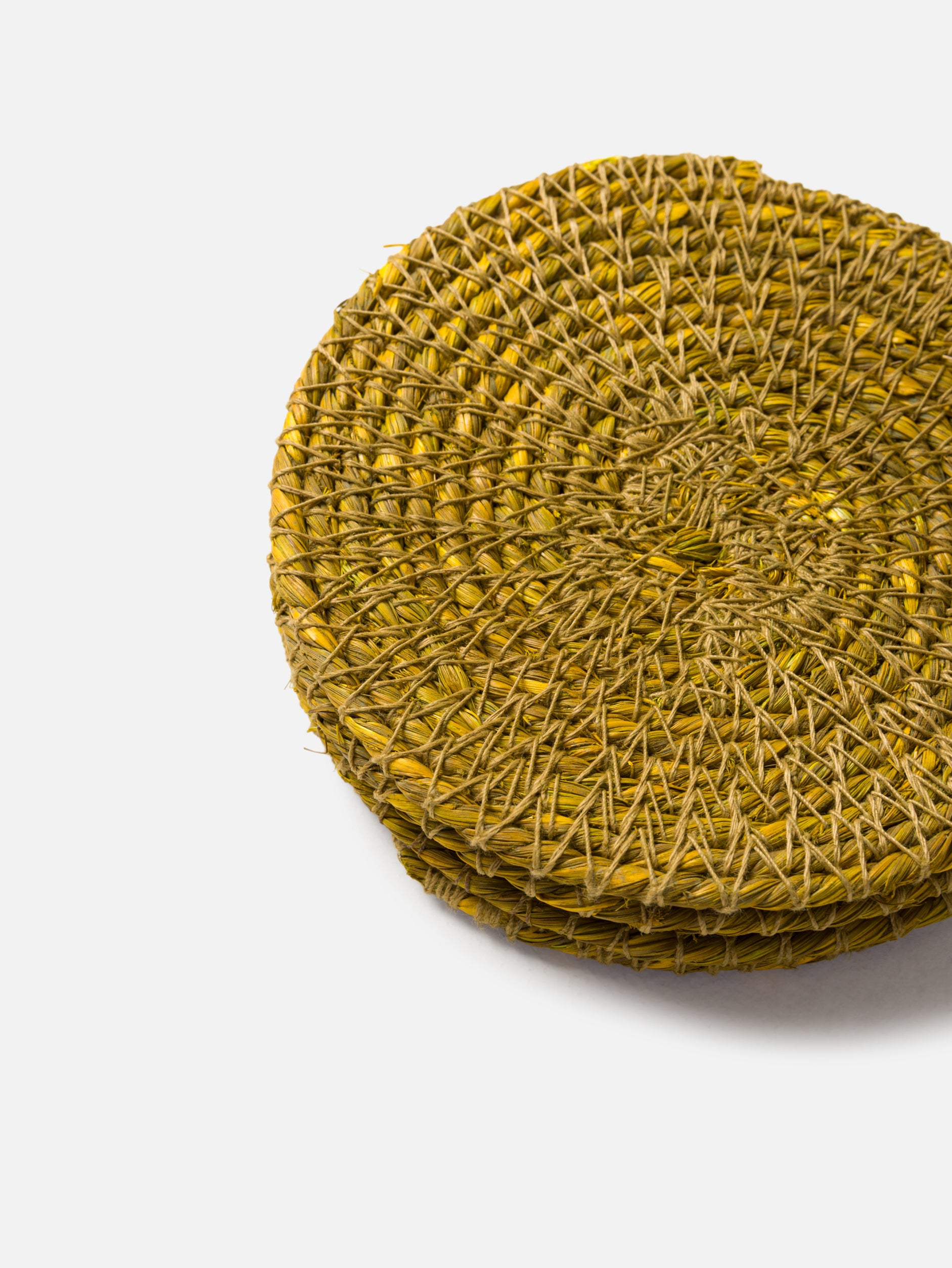 Woven Coaster S/4 Kumara / 10cmdia