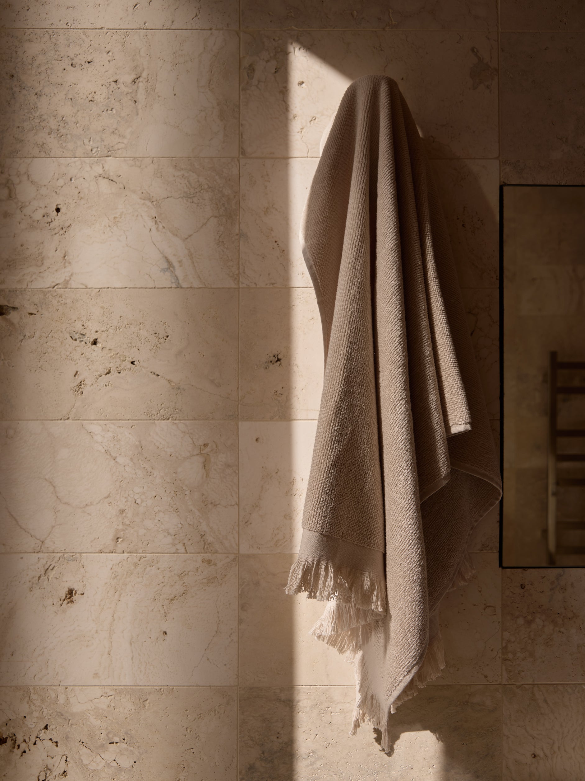 Egyptian Cotton Towel Range Oat / Bath Towel