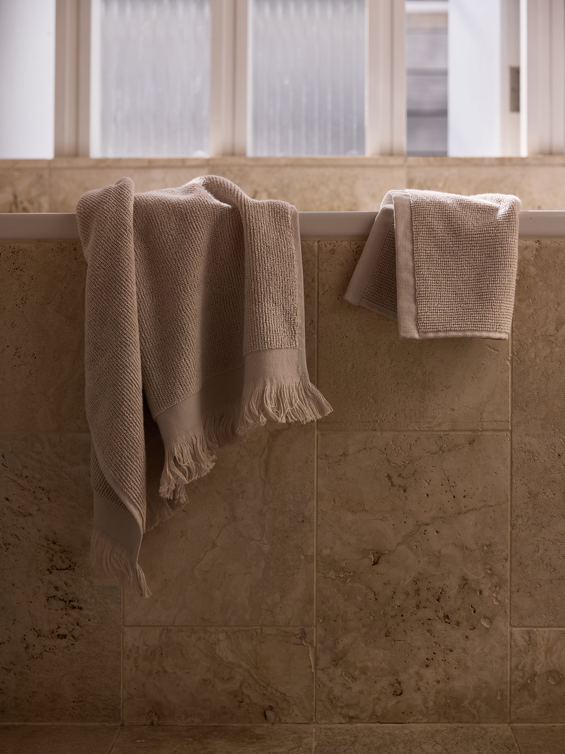 Egyptian Cotton Towel Range Oat / Face Cloth