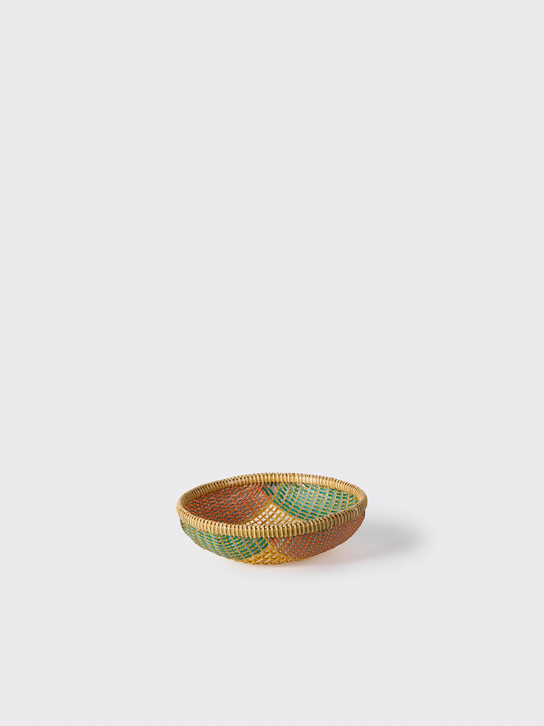 Thao Woven Basket Yellow/Multi / Small