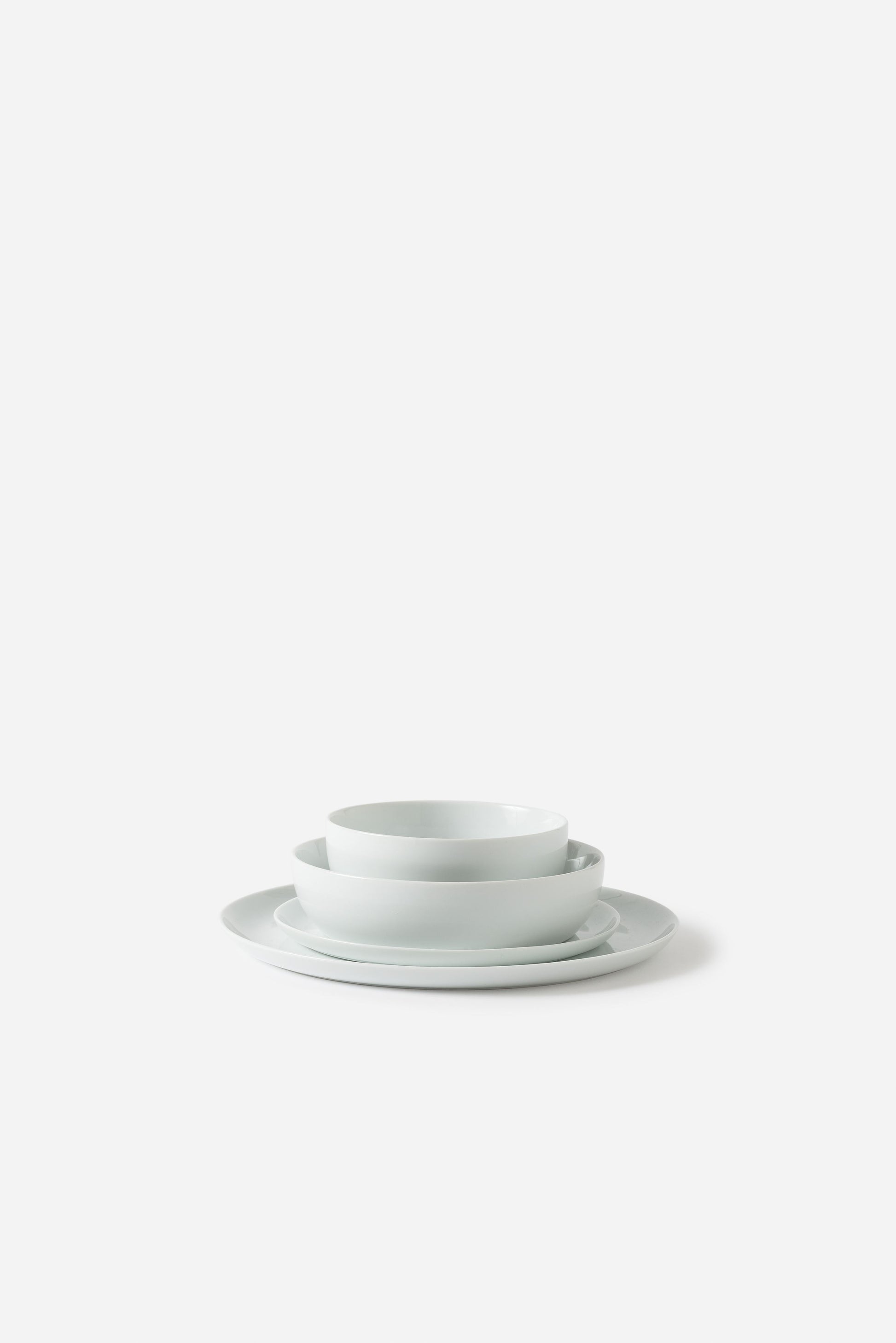 Porcelain Cereal Bowl Set/4 White / One Size
