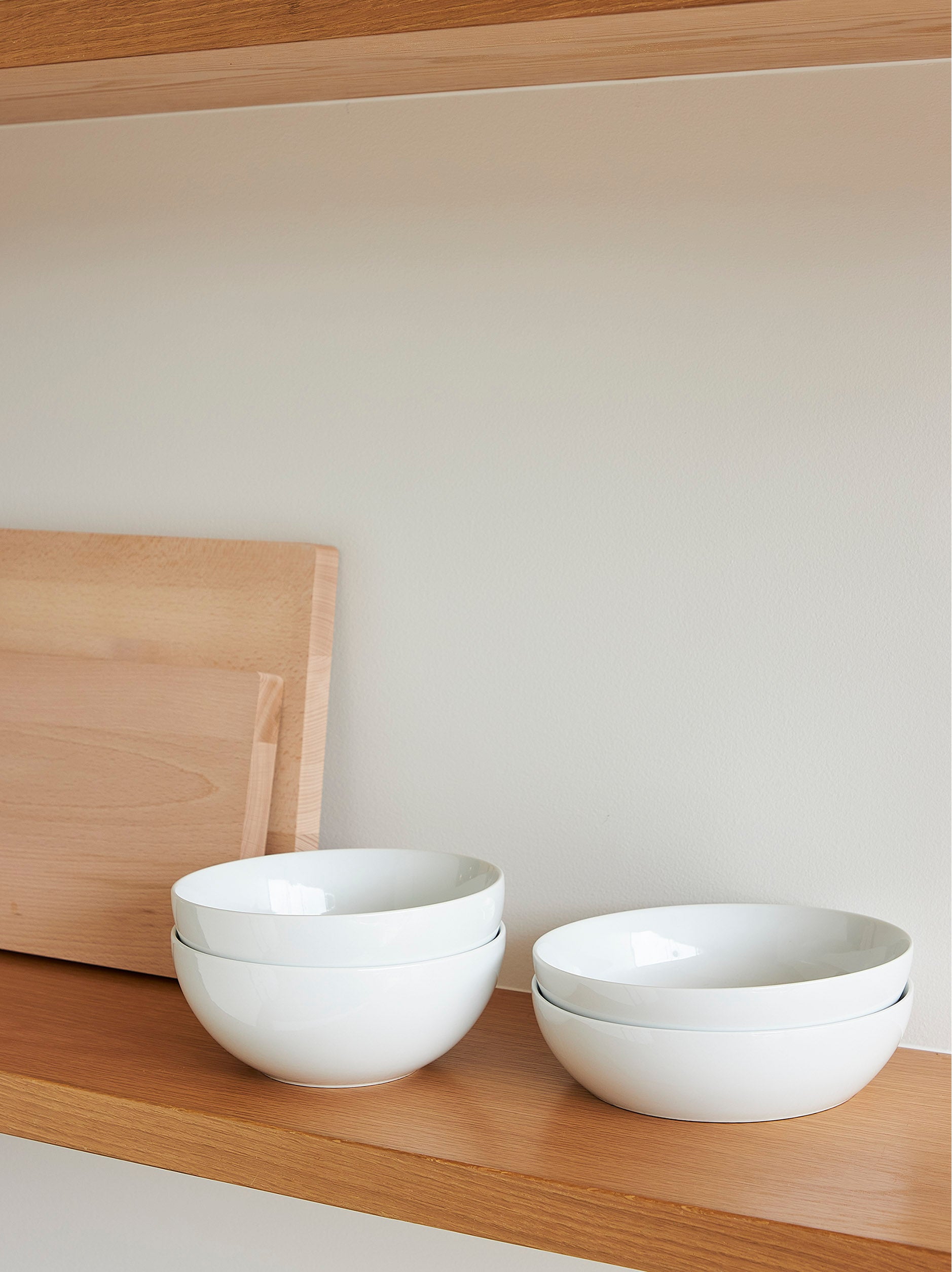 Classic Pasta Bowl Set/4 White / Large