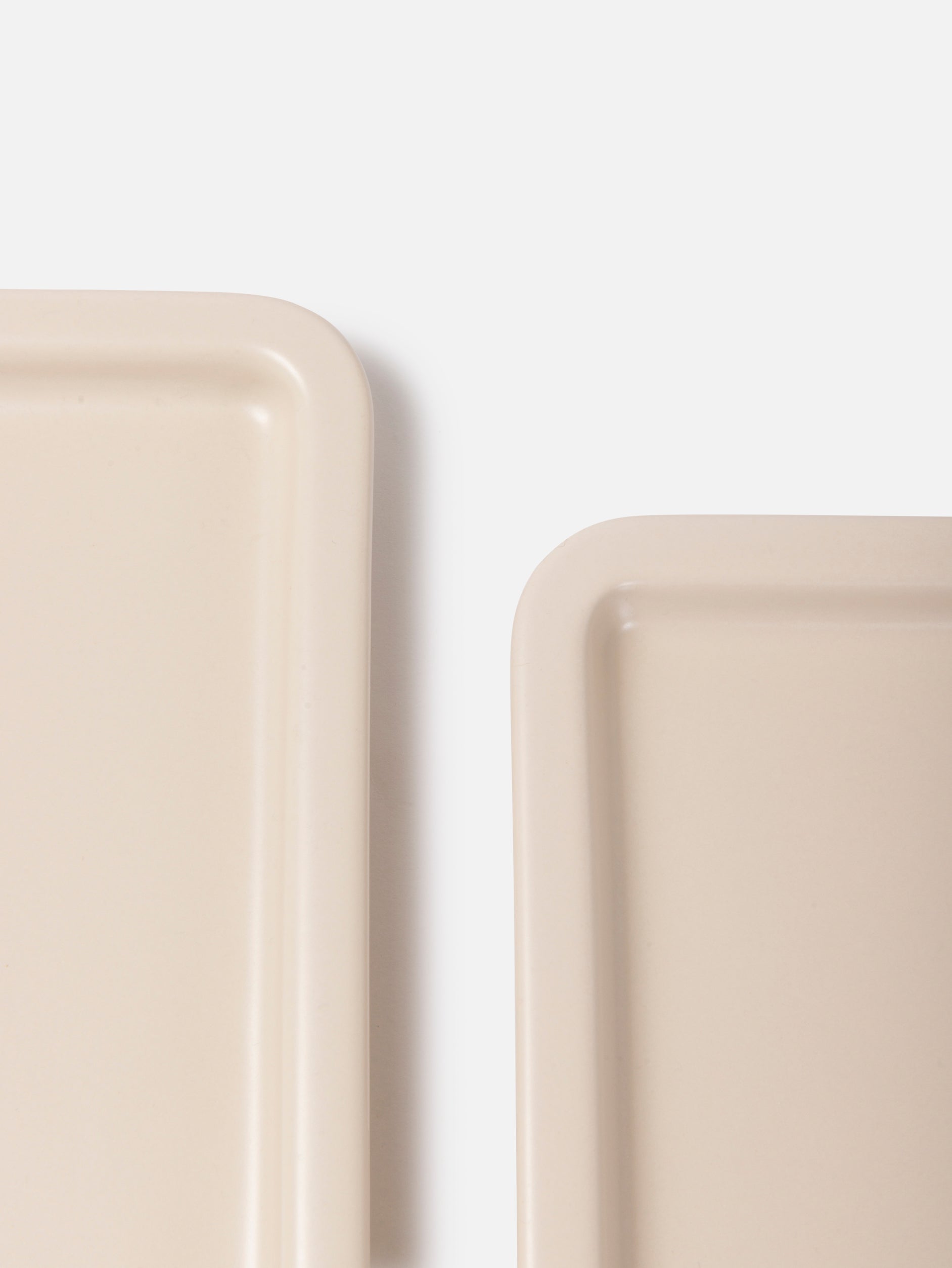 Stoneware Tray Matte Beige / Medium
