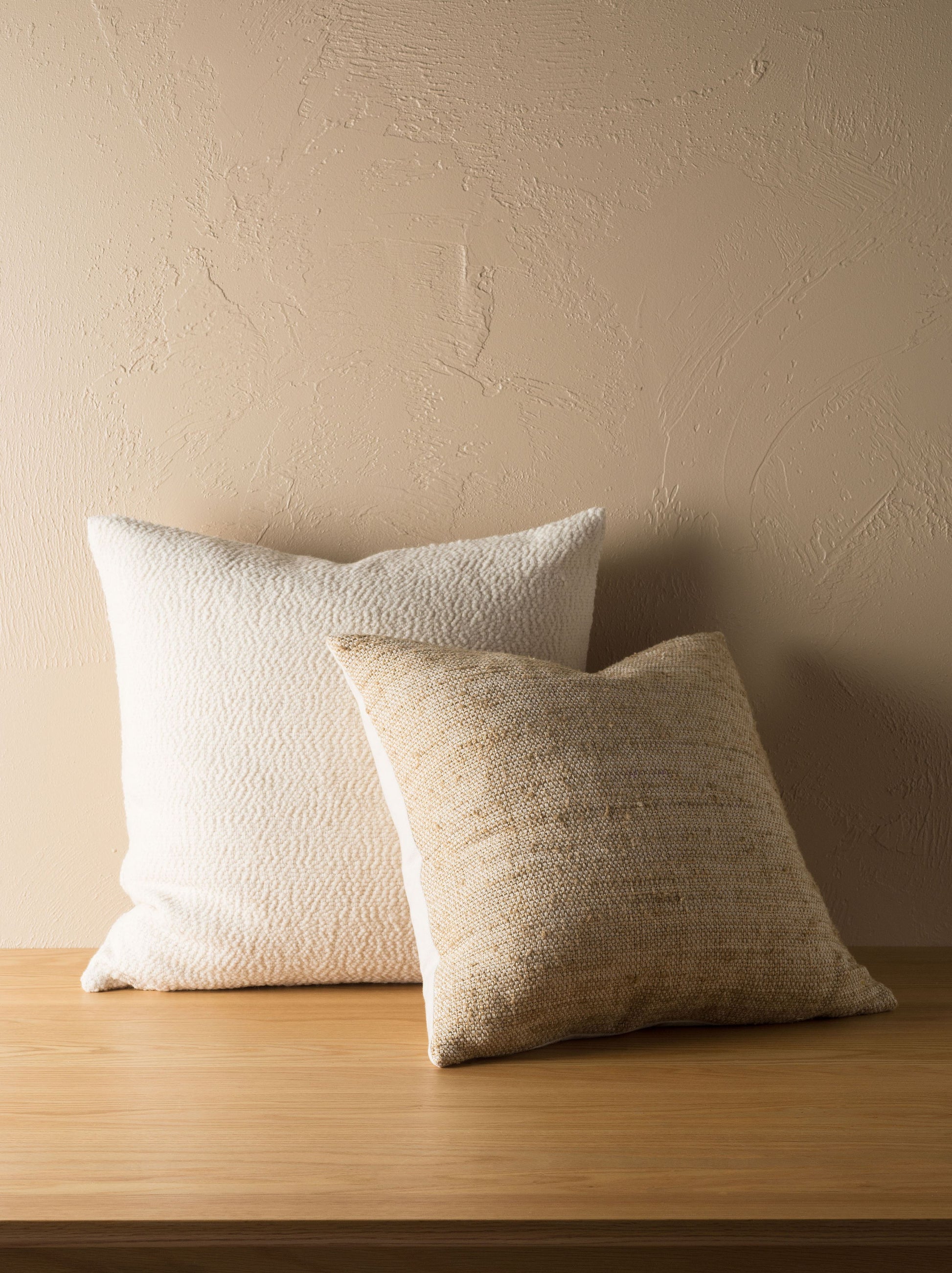 Lazo Wool Boucle Cushion Cover Natural / 55x55cm