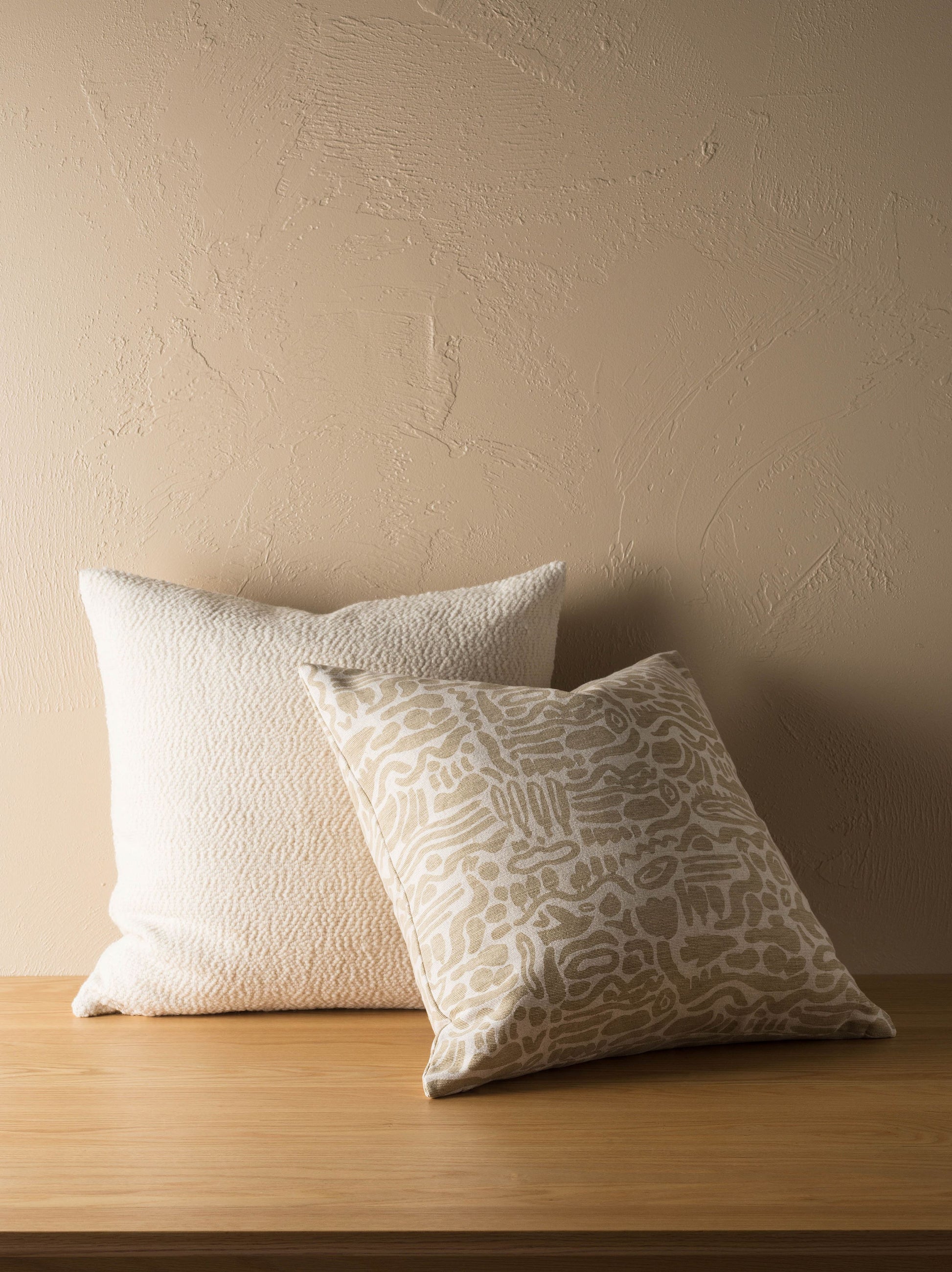 Lazo Wool Boucle Cushion Cover Natural / 55x55cm