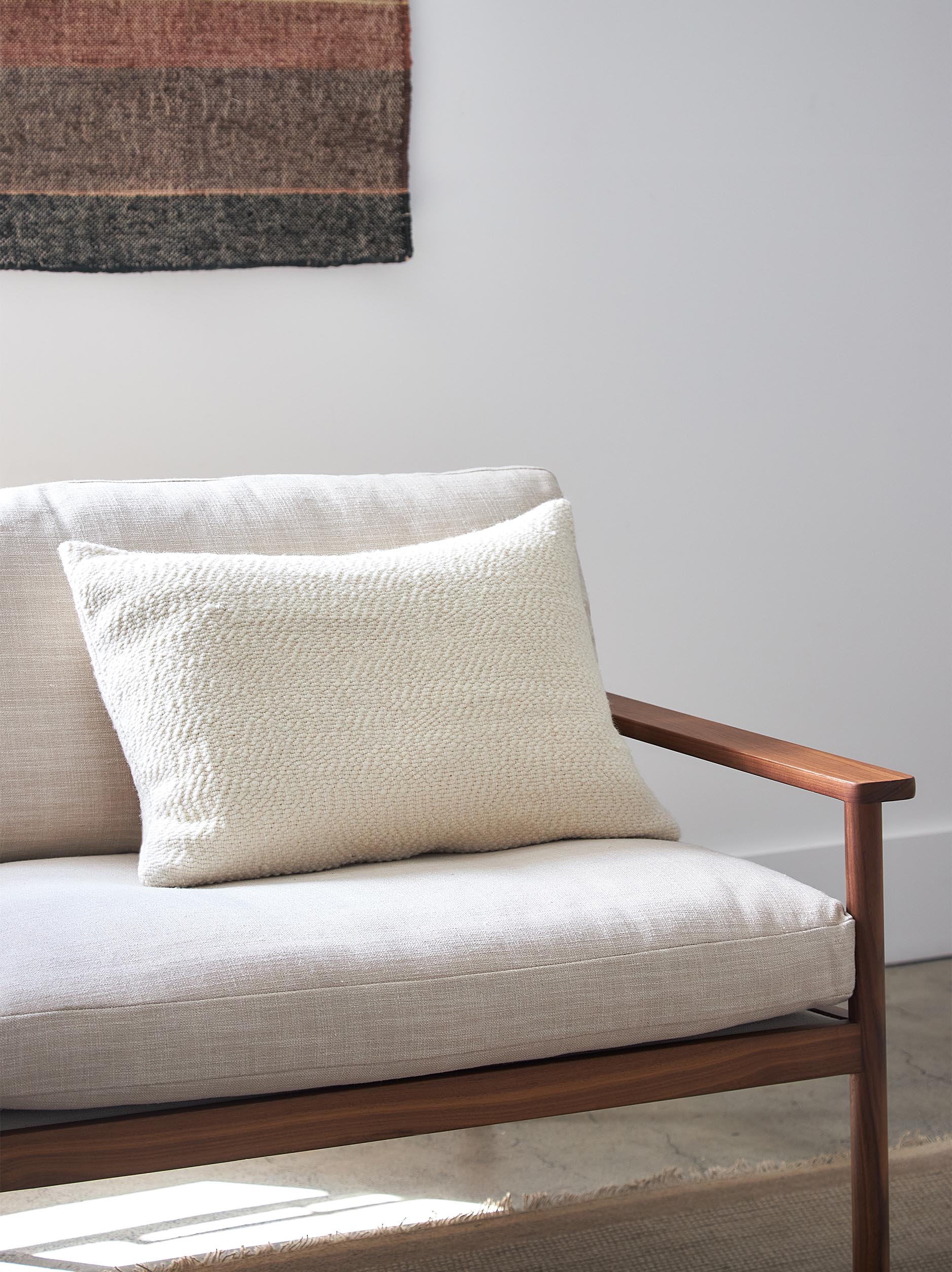 Boucle Cushion Cover Natural / 60x40cm