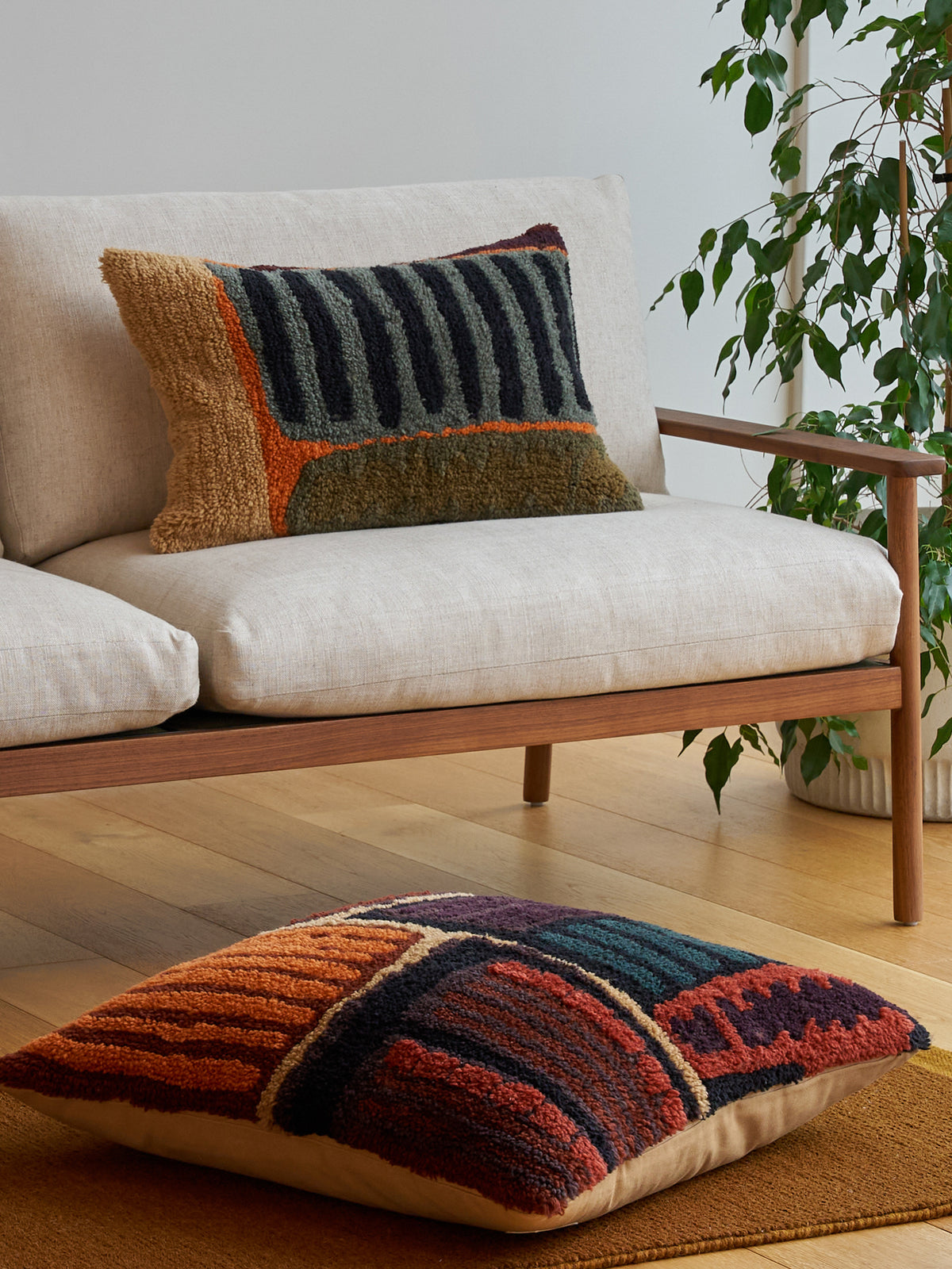 Maja Woollen Cushion Cover Multi / 60x40cm