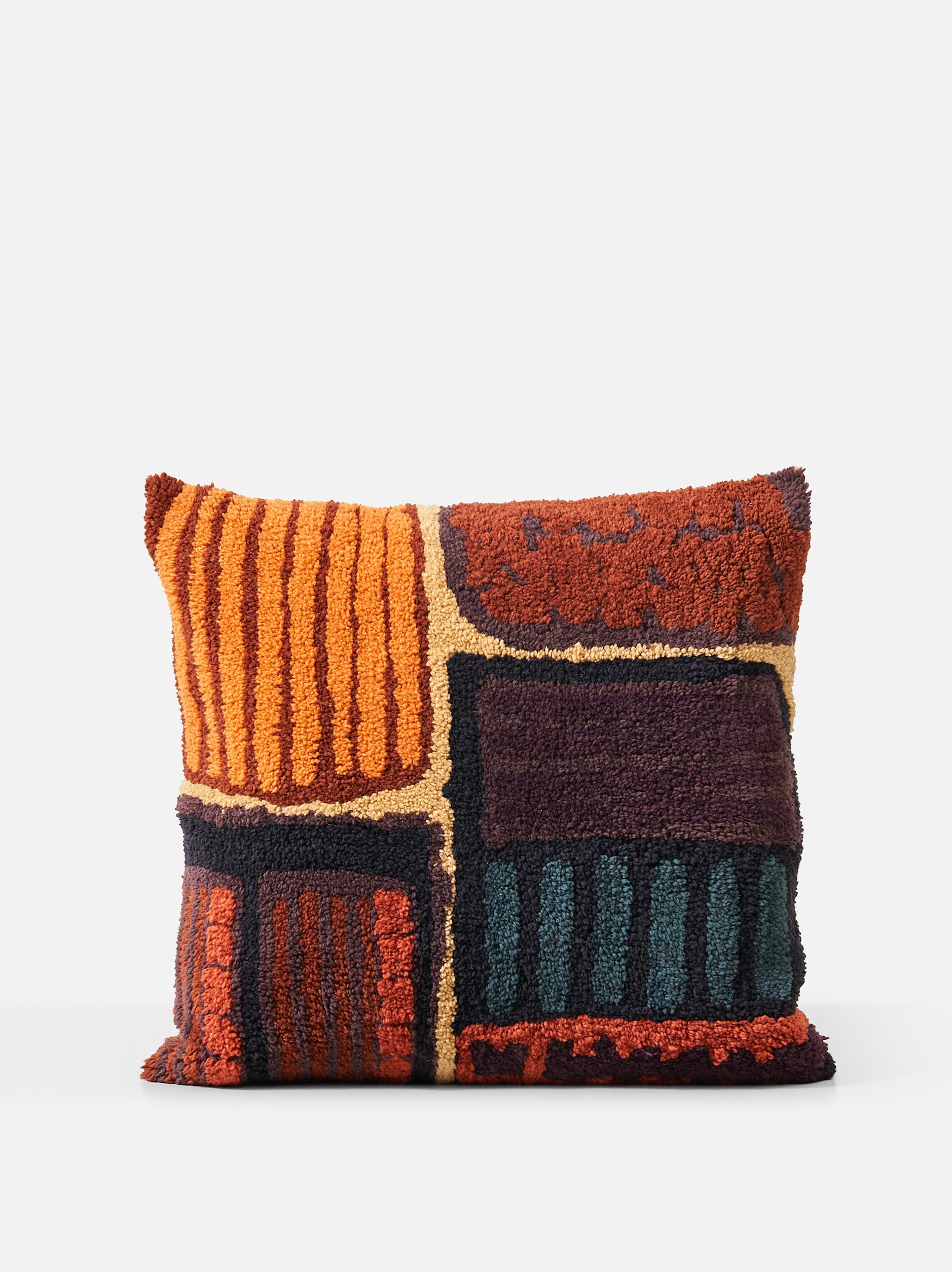Astrid Woollen Floor Cushion Cover Multi / 65x65cm