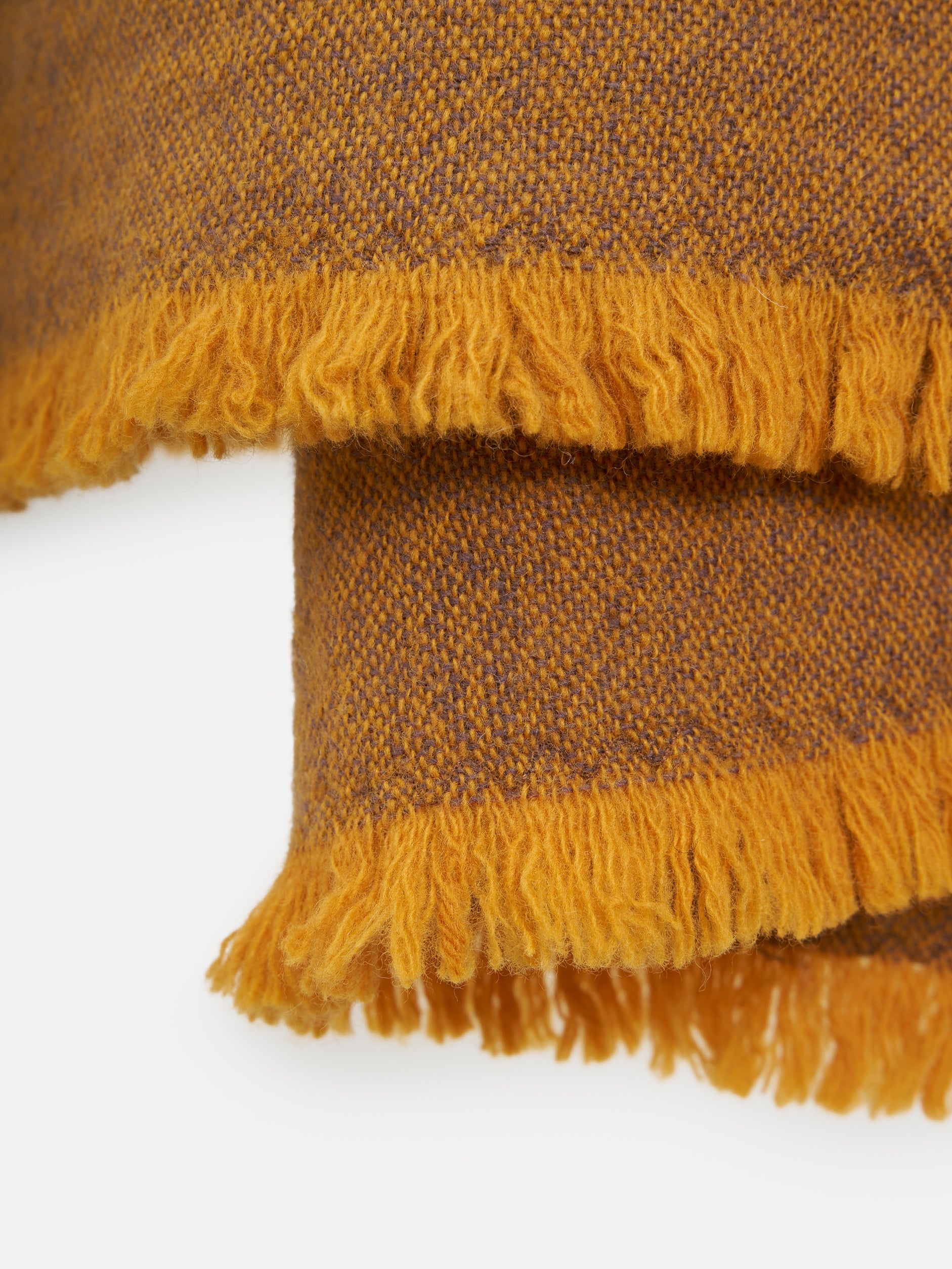 Oslo Lambswool Throw Satsuma/Lupin / 140x180