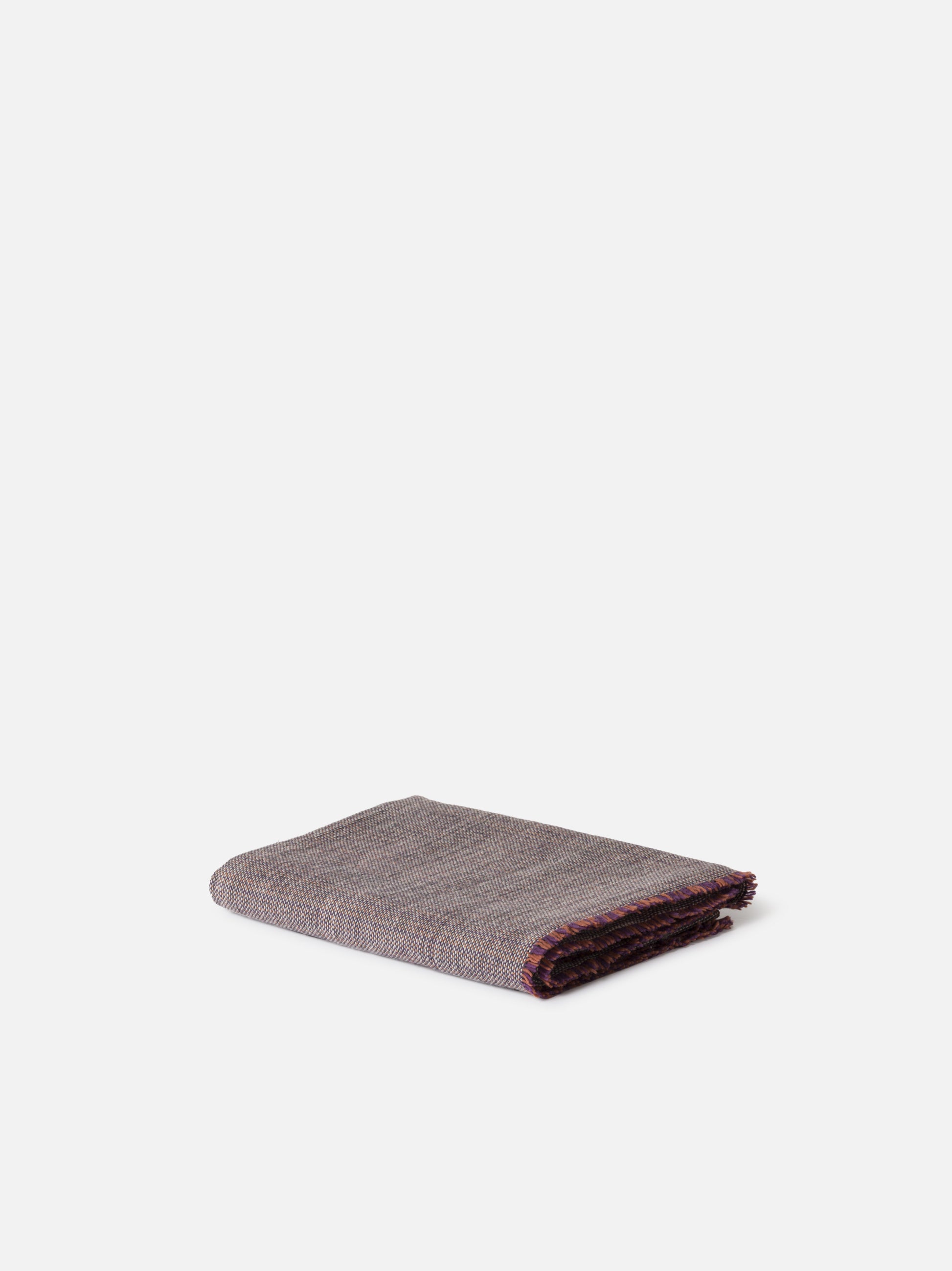 Misto Blanket Navy/Persimmon / 160x210cm