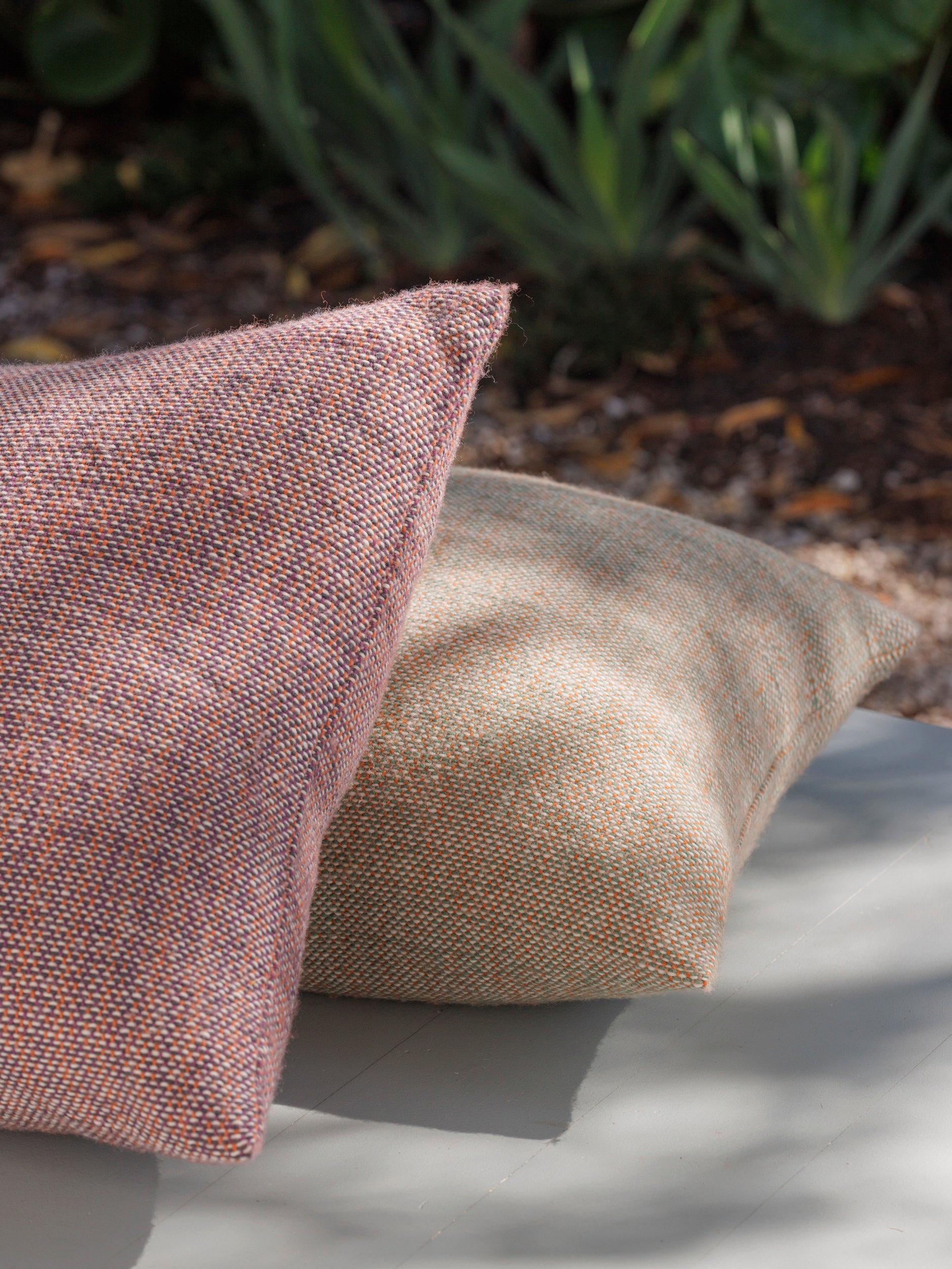 Misto Cushion Cover Spearmint/Orange / 60x60cm