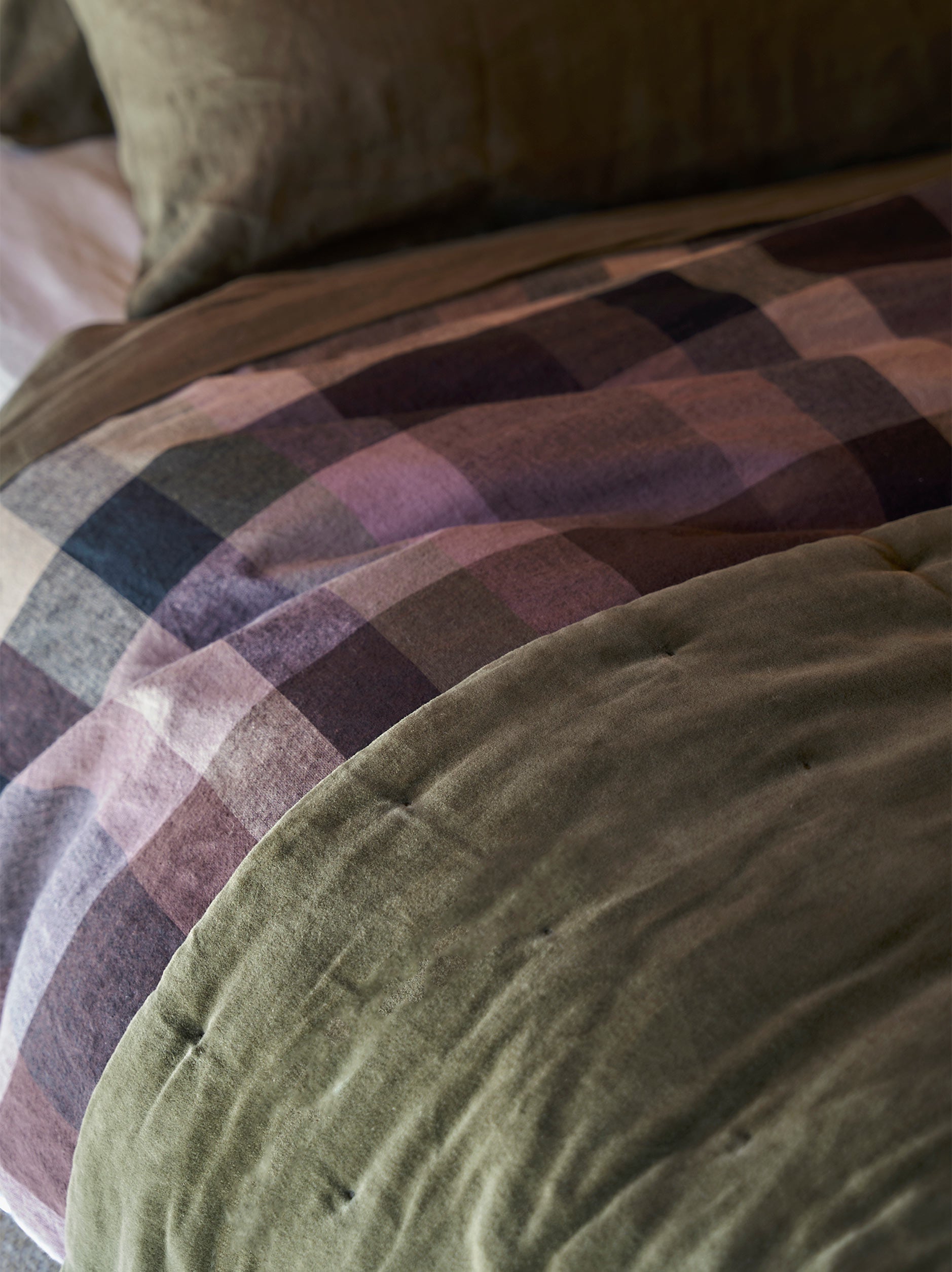 Velvet Quilt Ivy / Super King