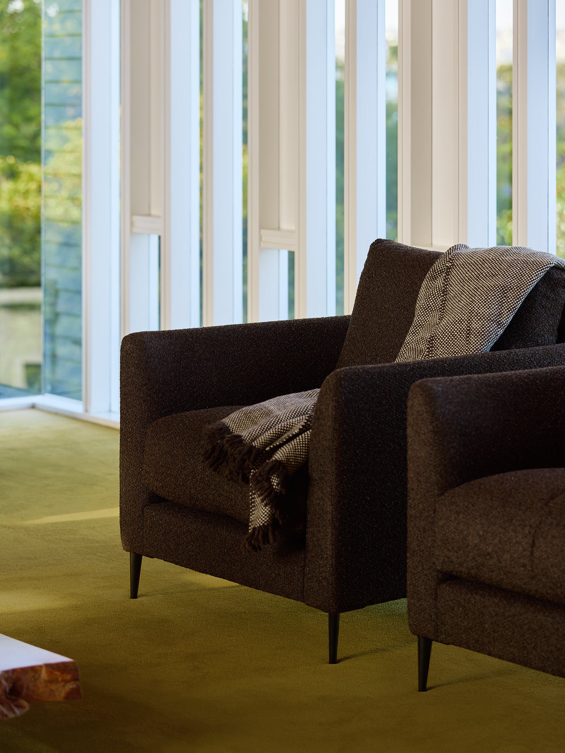 Hutt Wool Throw Rye/Natural / 140x180cm