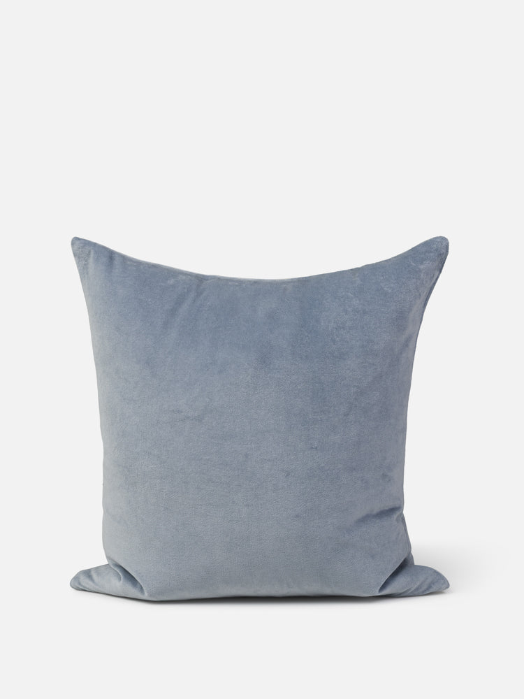 Cotton Velvet Cushion Cover Powder Blue / 50x50cm