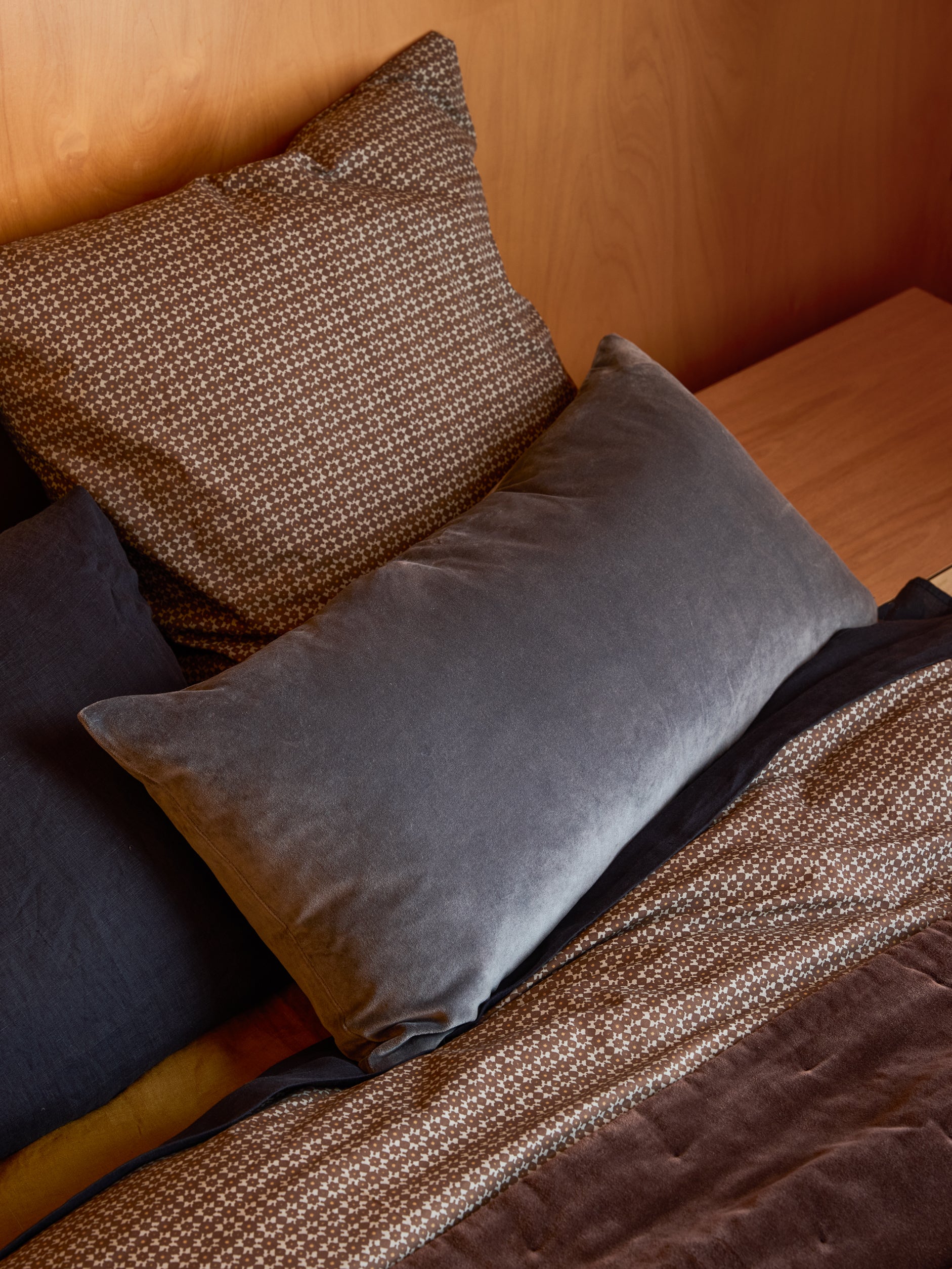Cotton Velvet Cushion Cover Cod / 80x40cm