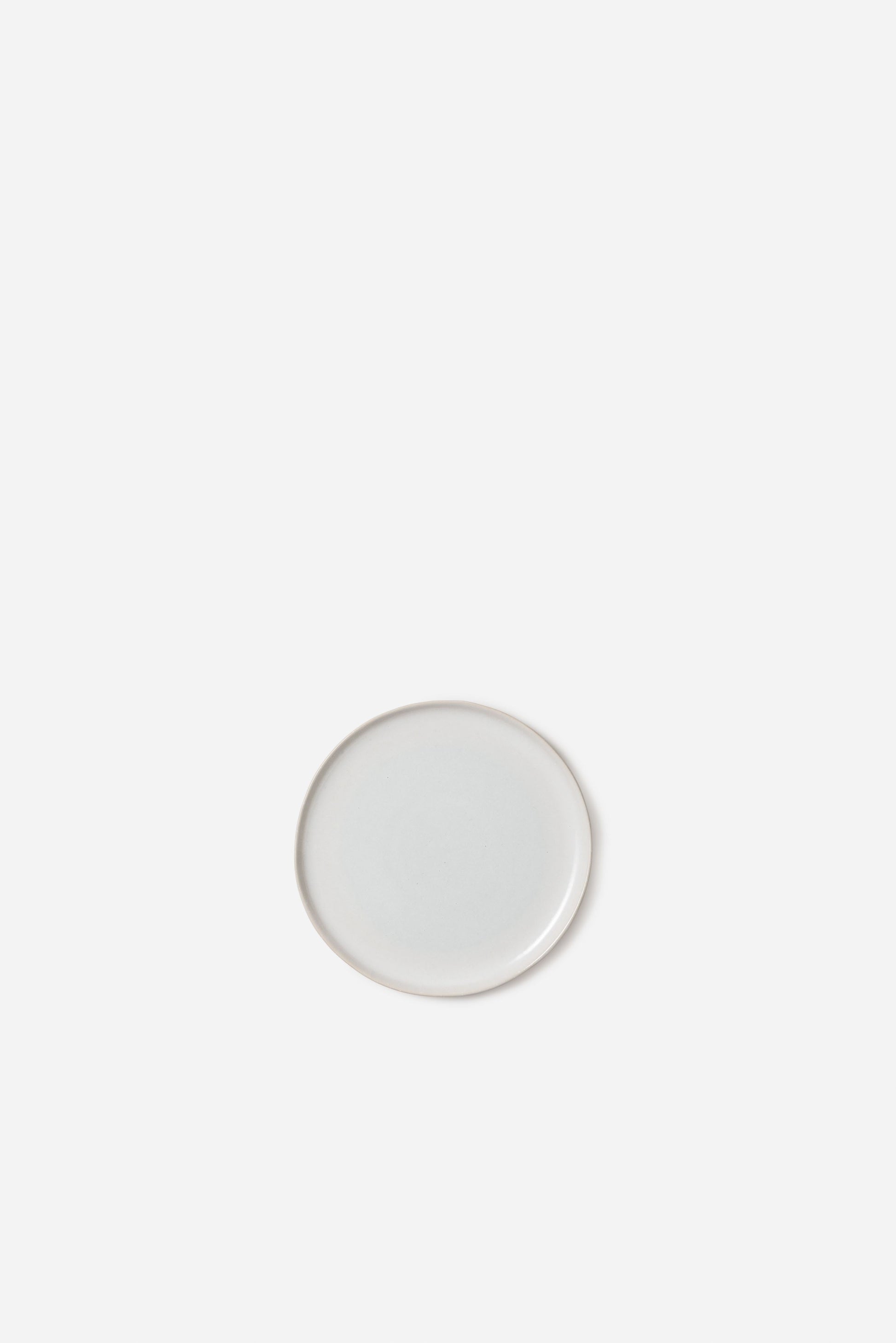 Finch Side Plate Set/4 White/Natural / 22cmdia
