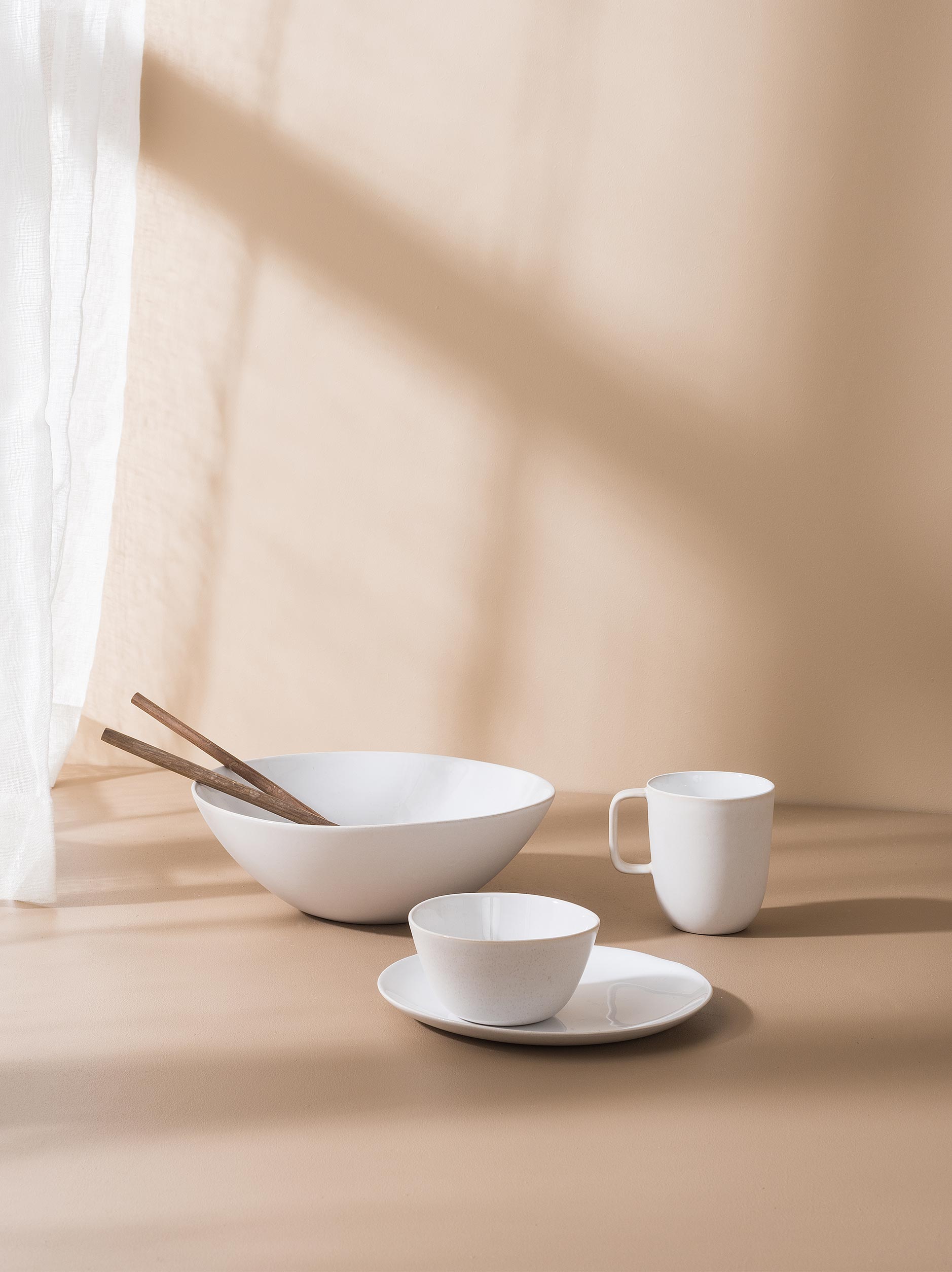 Talo Salad Bowl White / Small