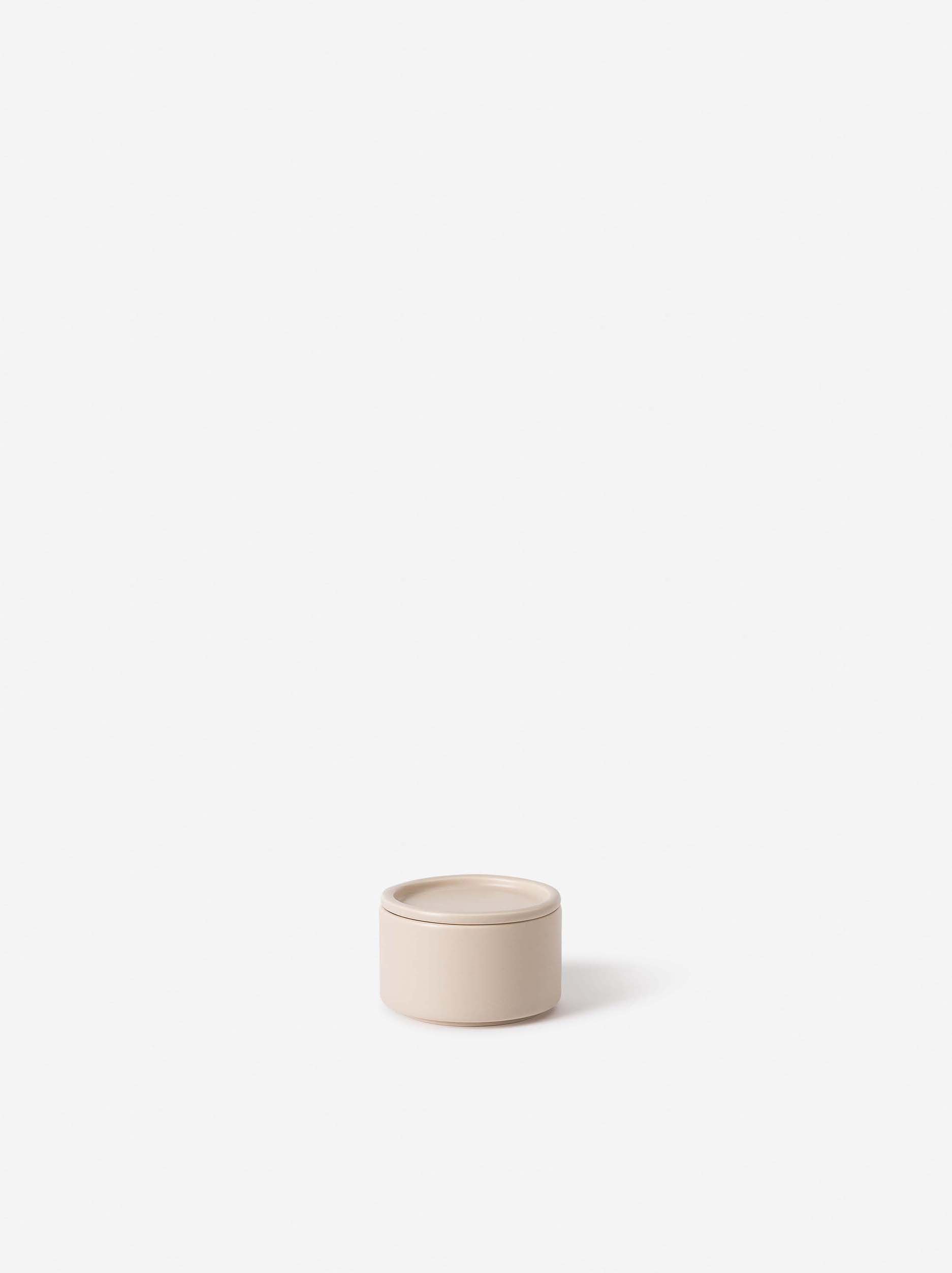 Bower Ceramic Canister Oat / Small