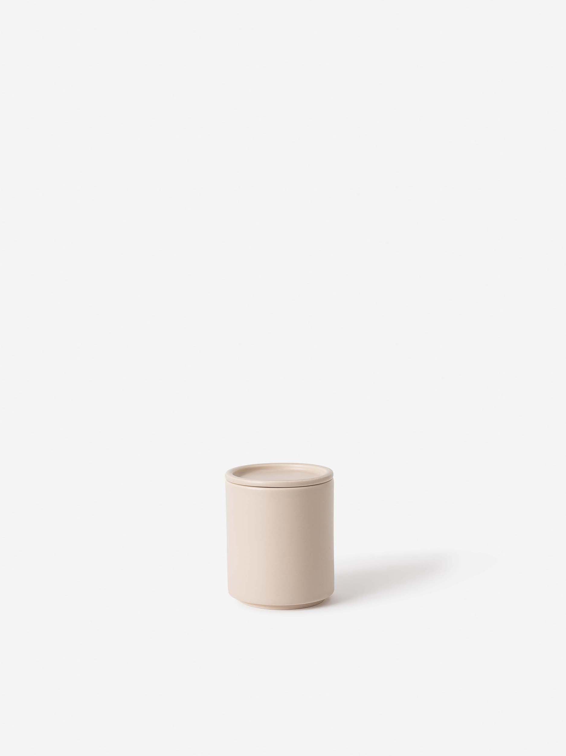 Bower Ceramic Canister Oat / Tall