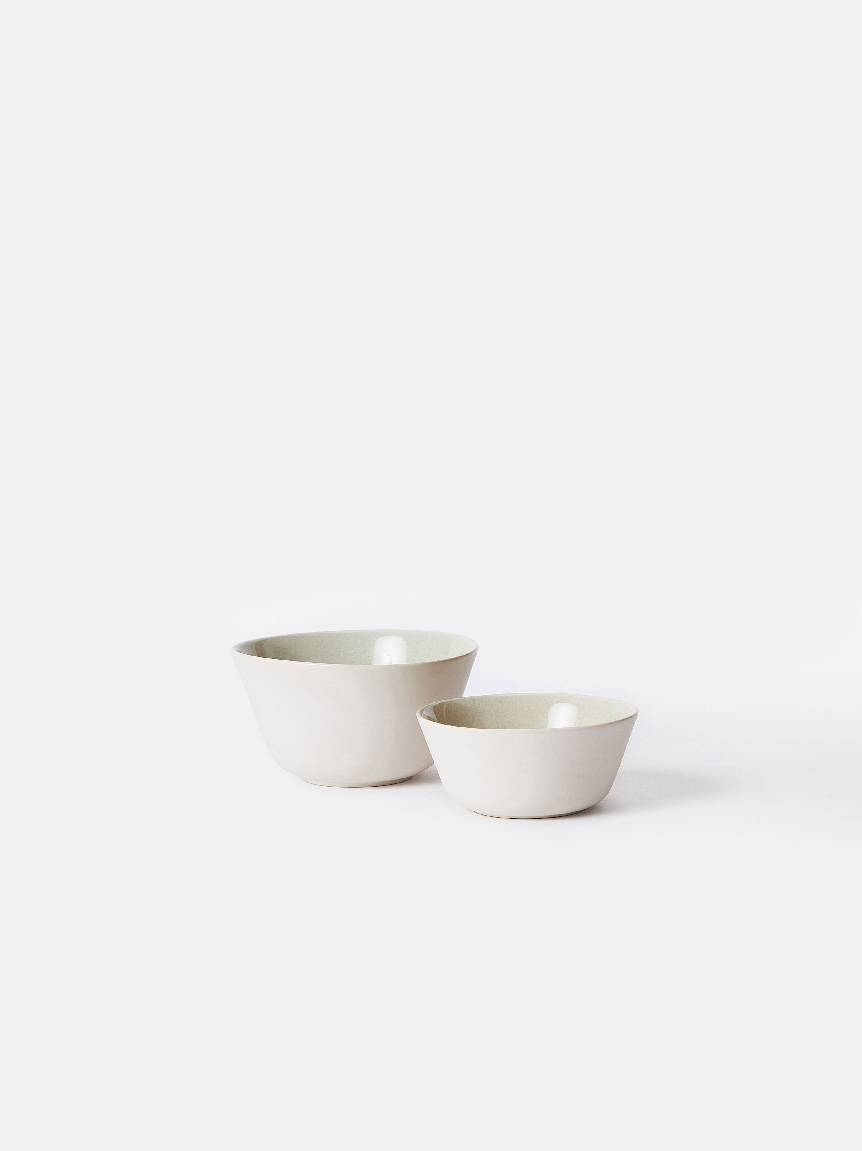 Finch Cereal Bowl Set/4 Green/Natural / Small