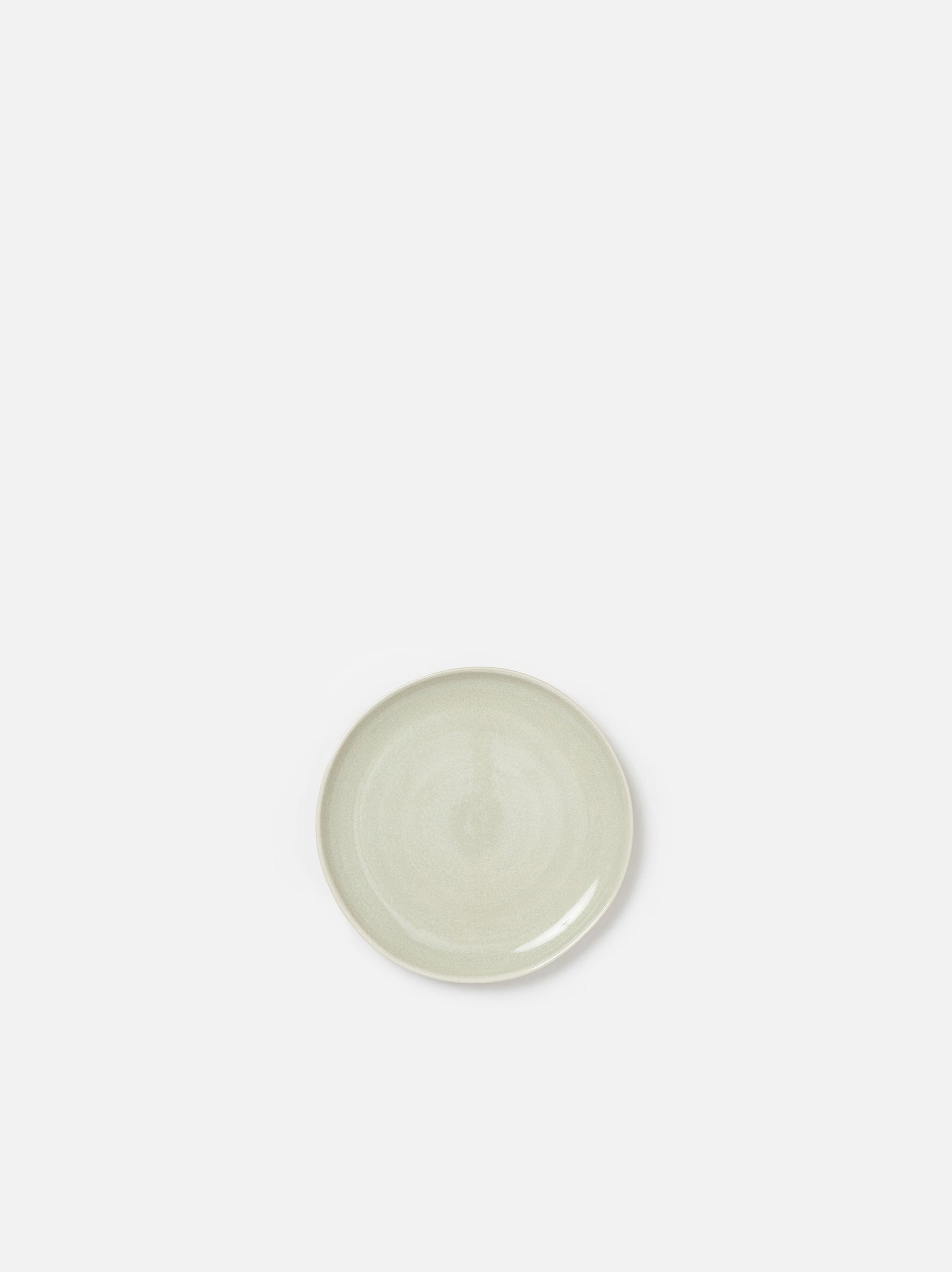 Finch Side Plate Set/4 Green/Natural / 22cmdia