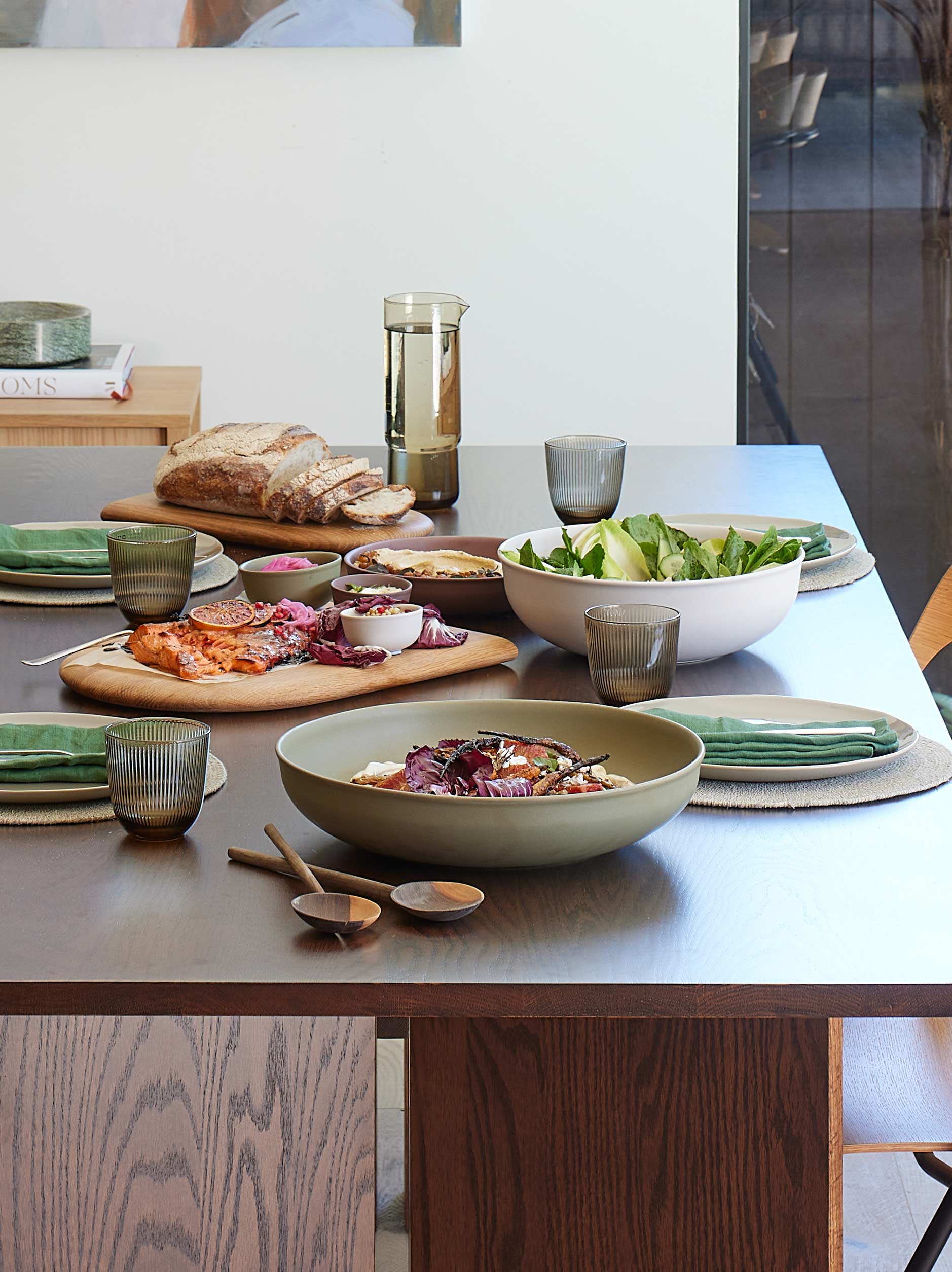 Halo Serving Bowl Oat / High Large
