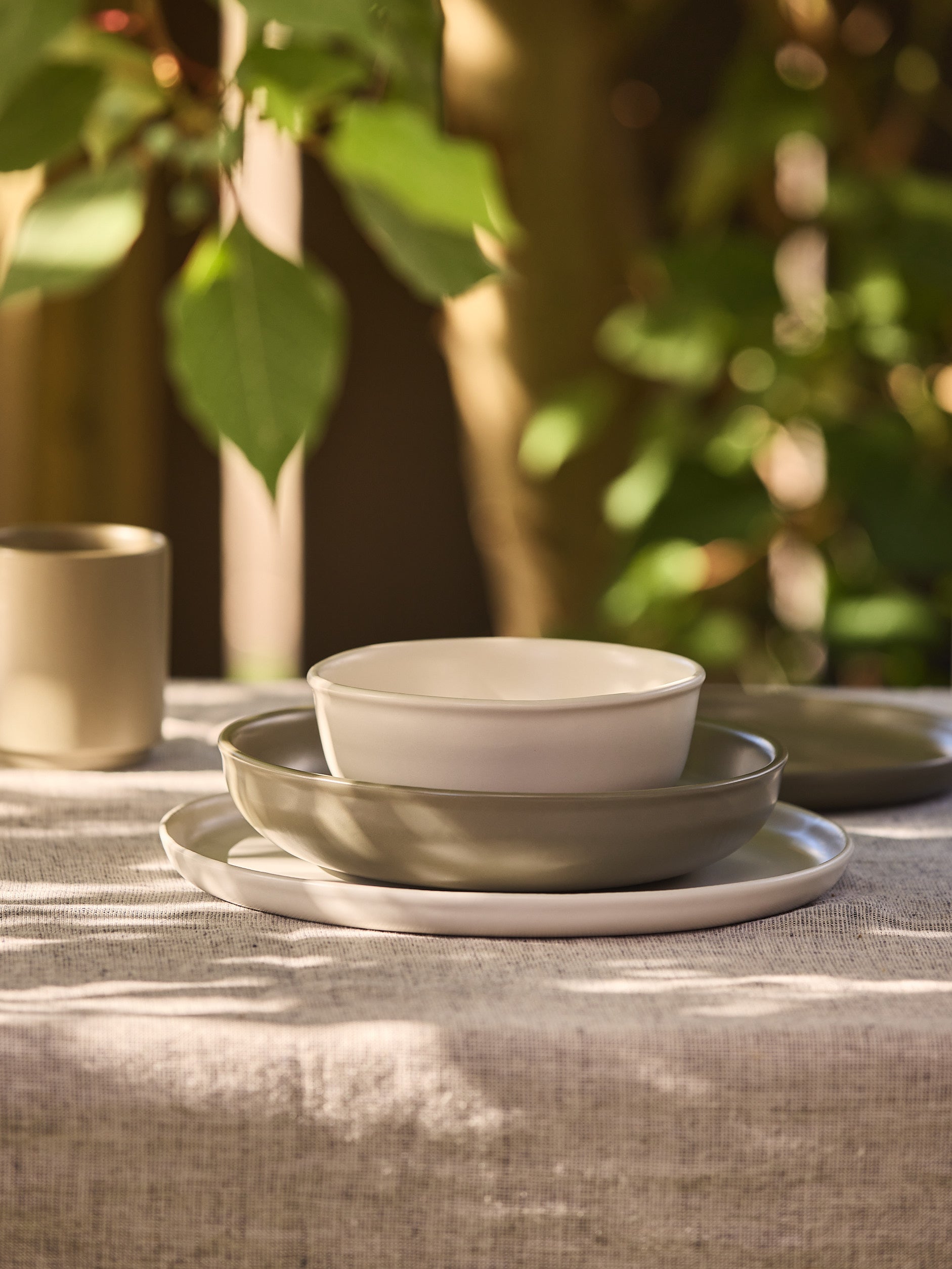 Halo Low Bowl Fennel / 23cmdia