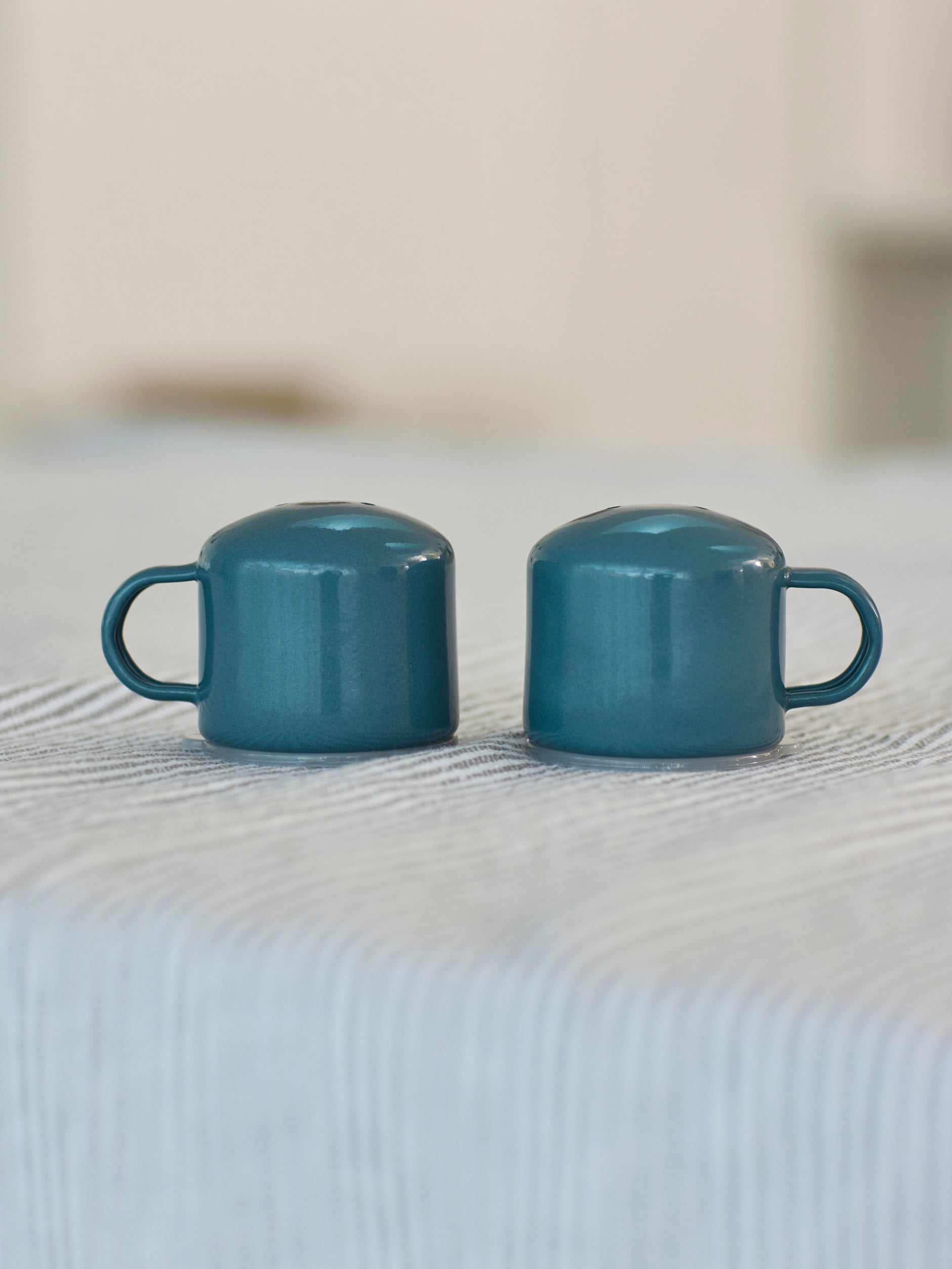 Enamel Salt and Pepper Shaker Navy / One Size