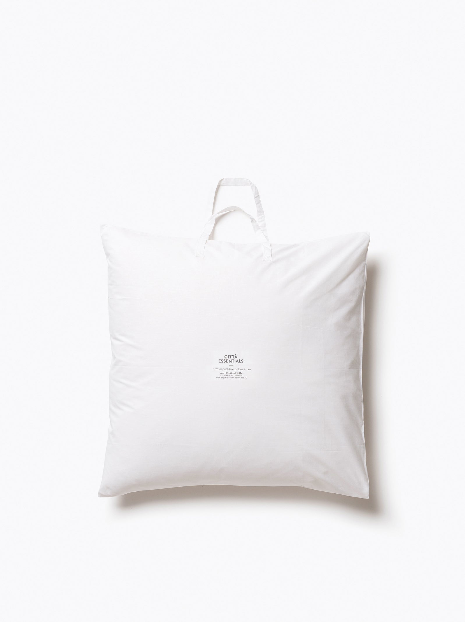 Microfibre Pillow Inner Firm (1200g) White / Euro