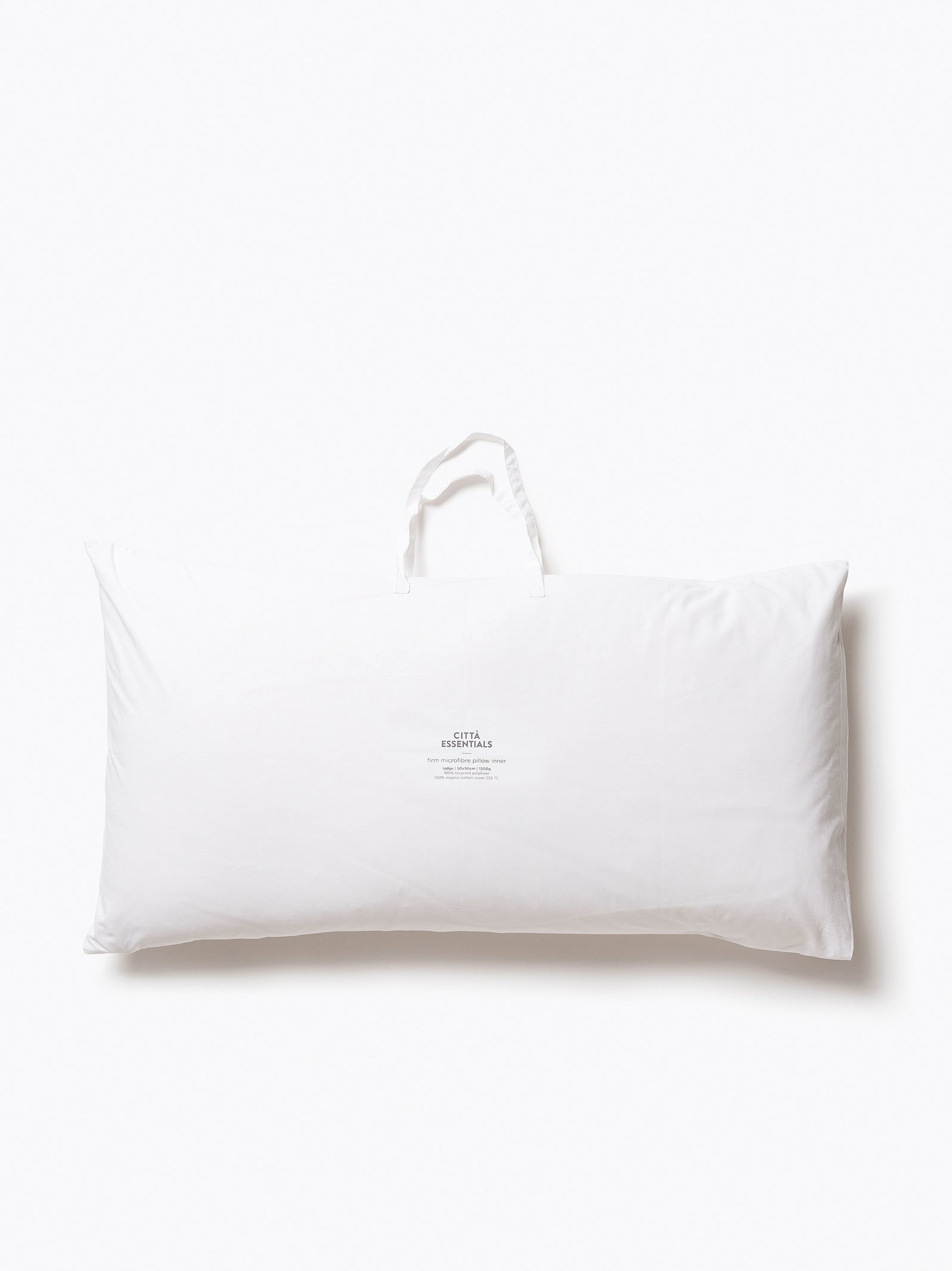 Microfibre Pillow Inner Firm (1500g) White / Lodge