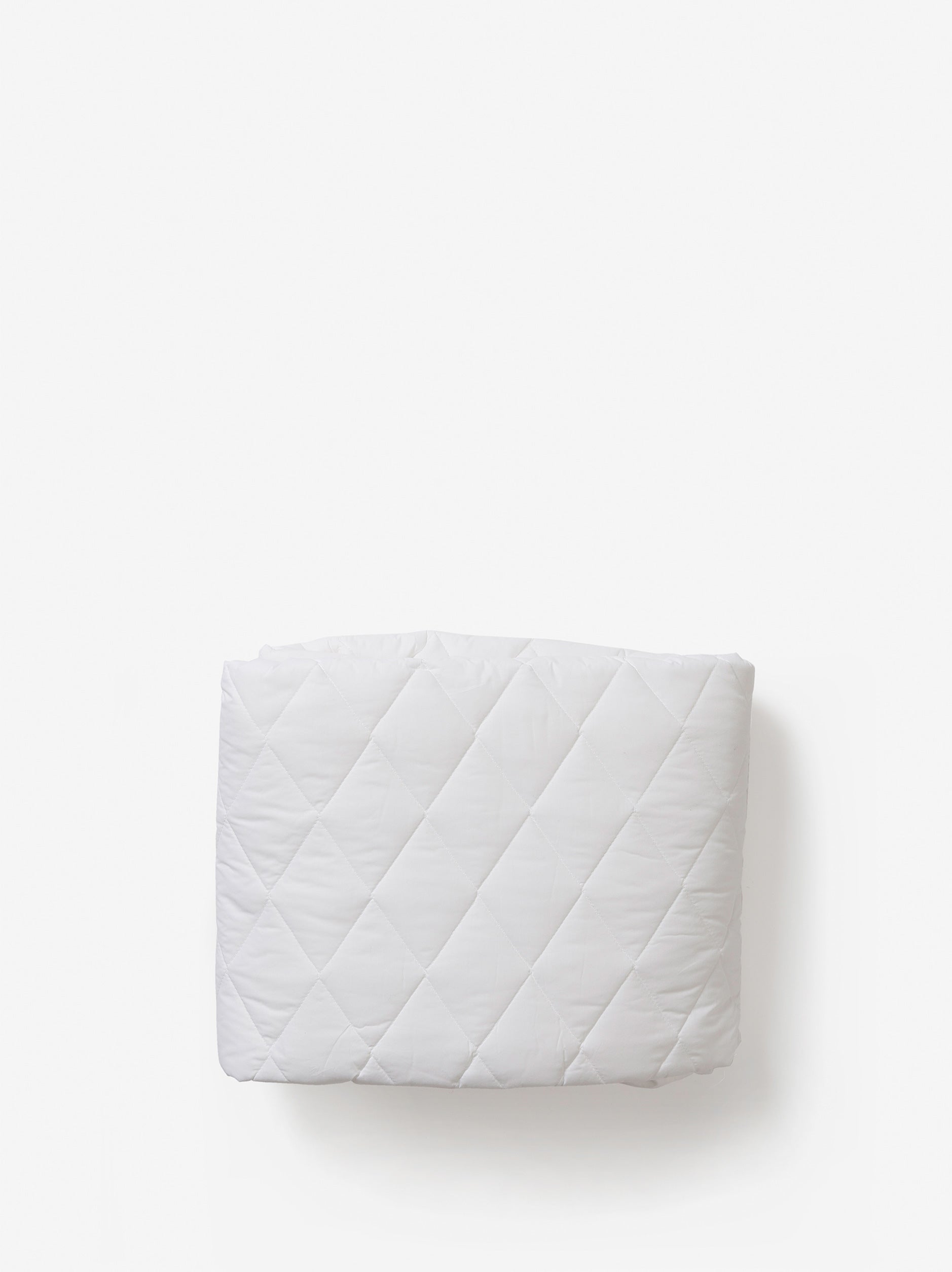 Organic Cotton Fitted Mattress Protector White / Queen