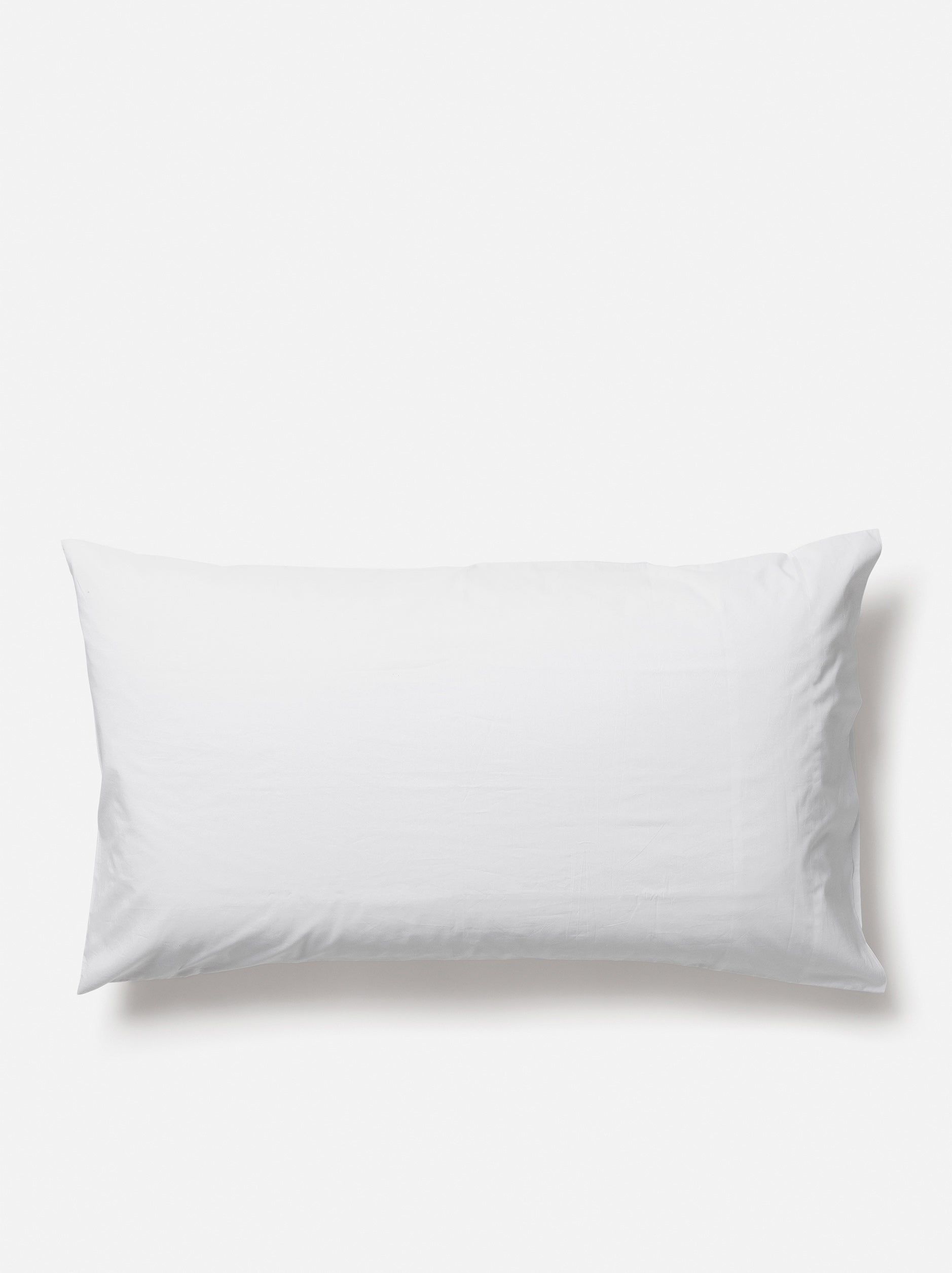 Commercial Quality Percale Lodge Pillowcase White / Lodge Pillowcase Pair