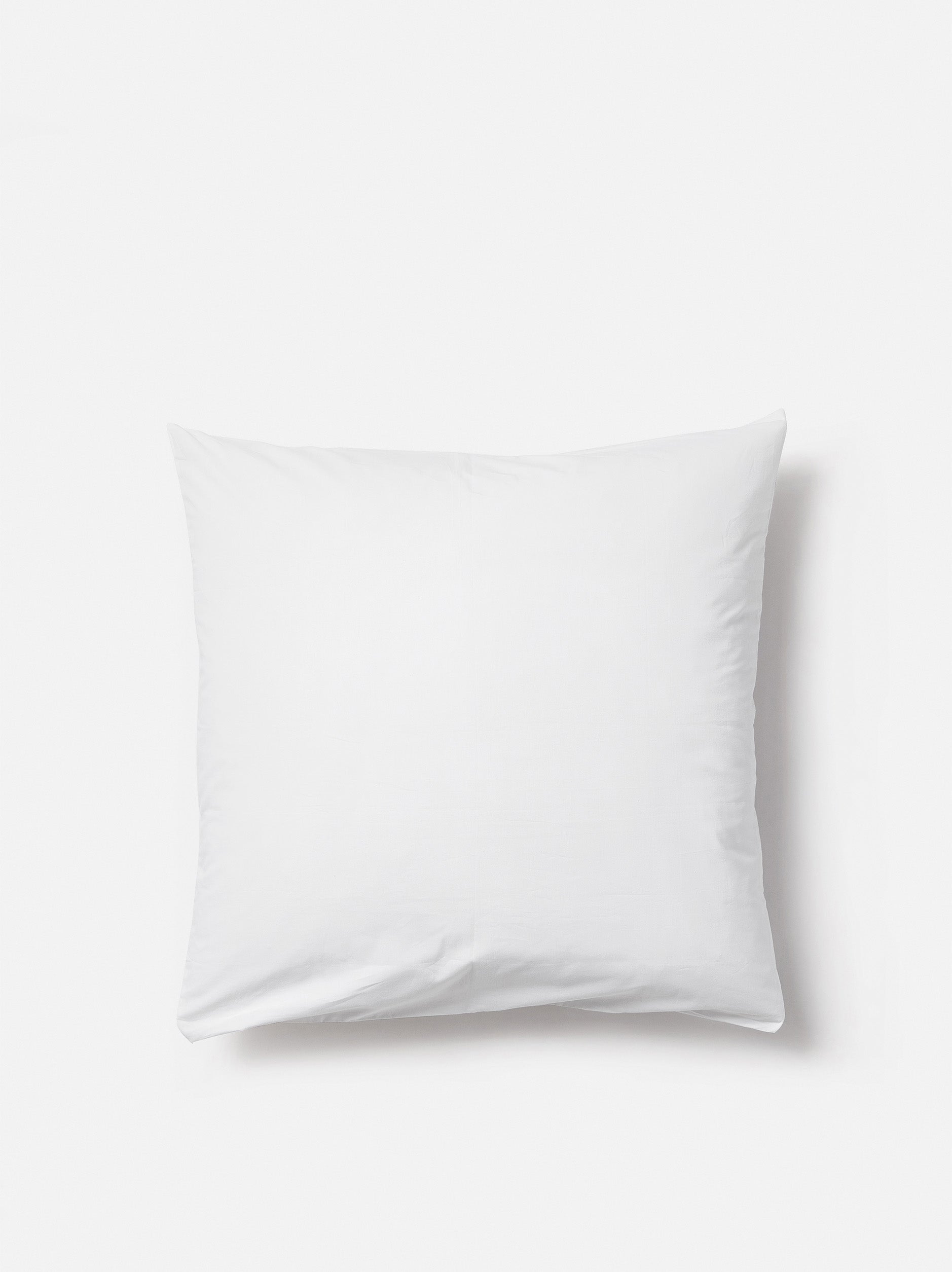 Commercial Quality Sateen Euro Pillowcase White / Euro Pillowcase