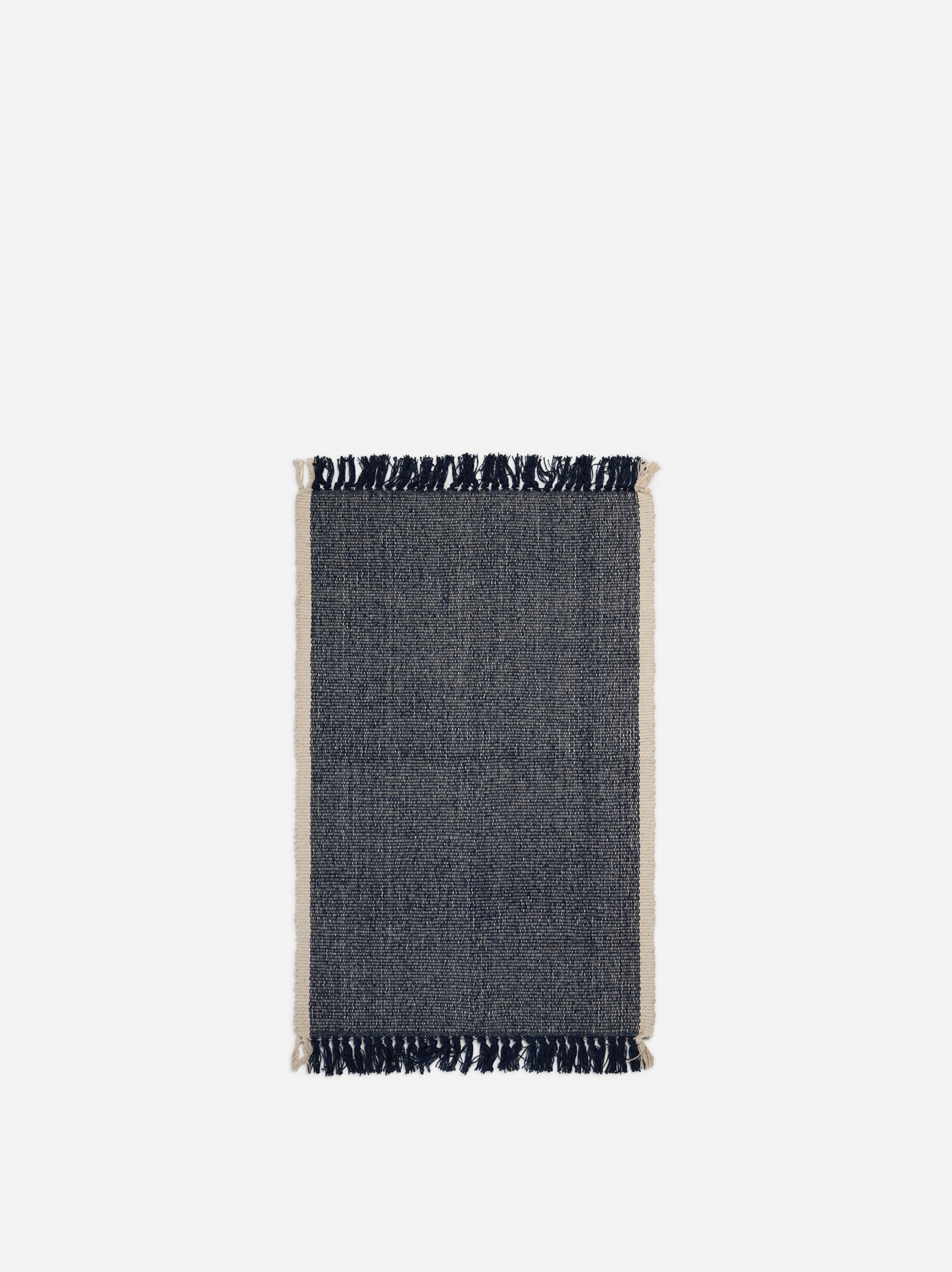 Cotton Mat Navy/Natural / Large