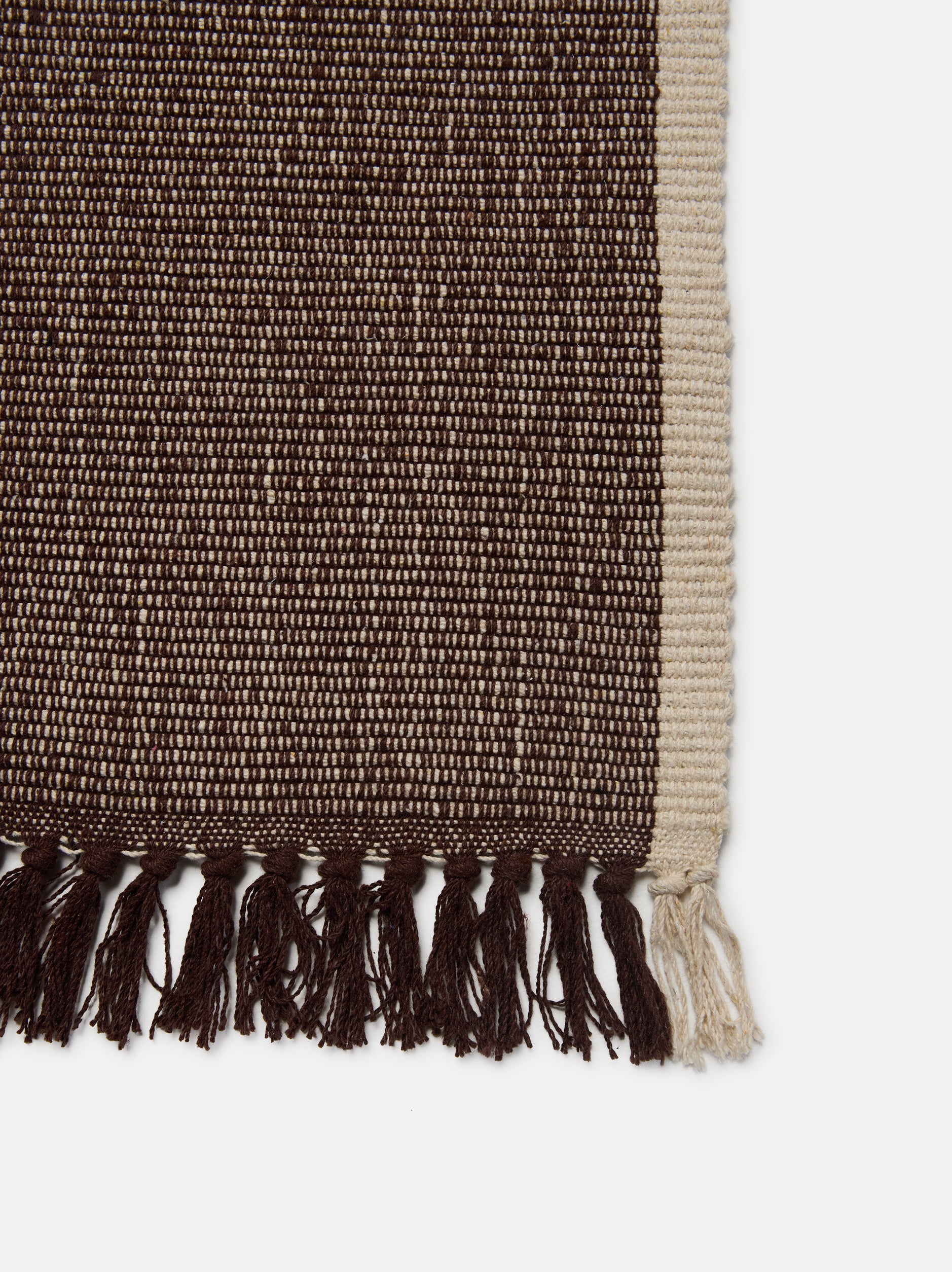 Cotton Mat Cocoa/Natural / Large