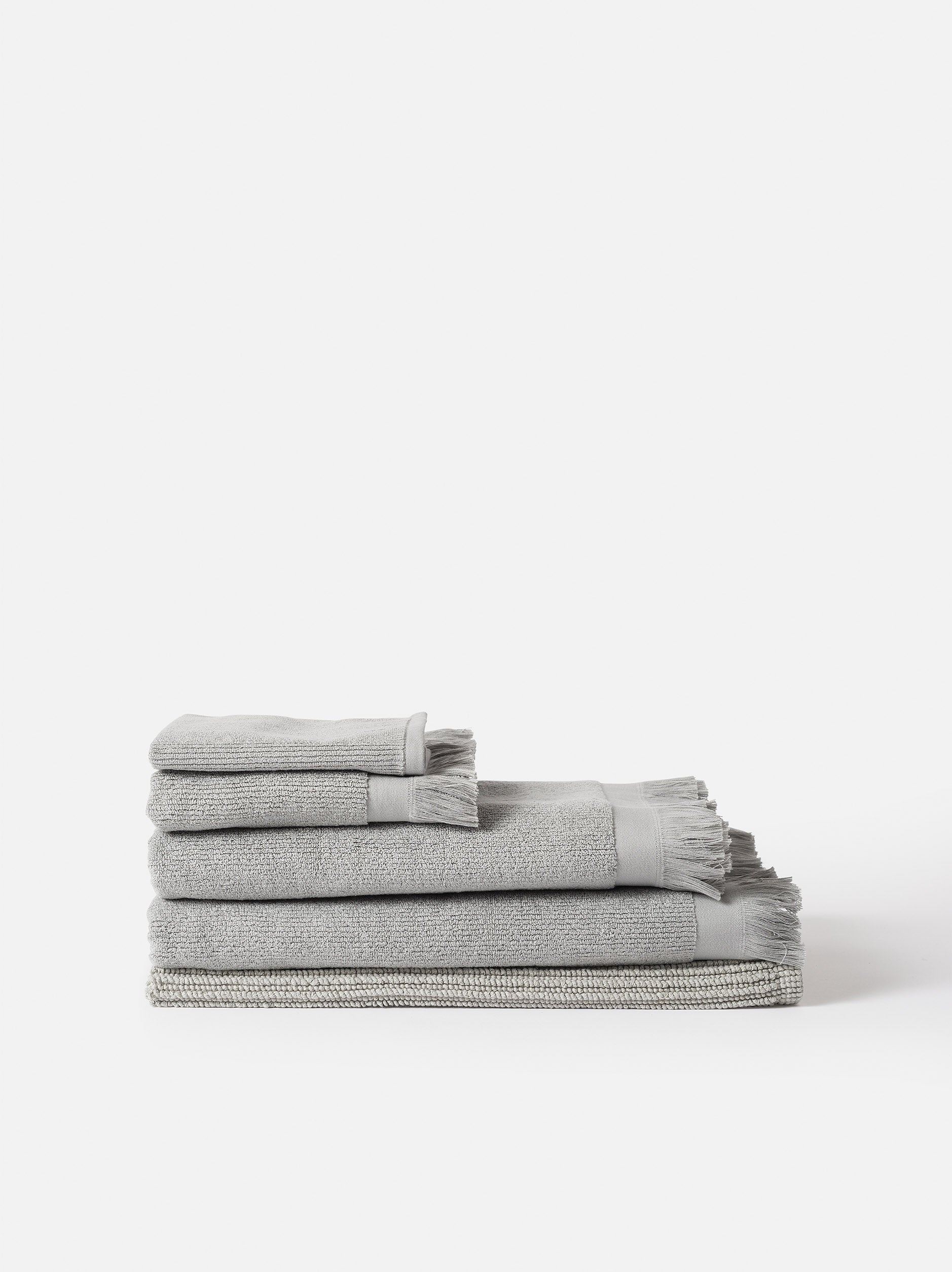 Ribbed Face Cloth Puddle / Face Cloth