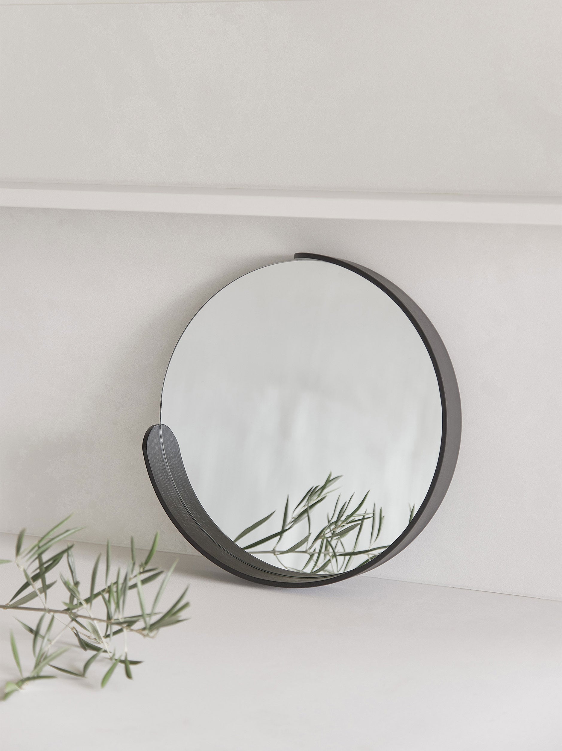 Segment Mirror Black / Large