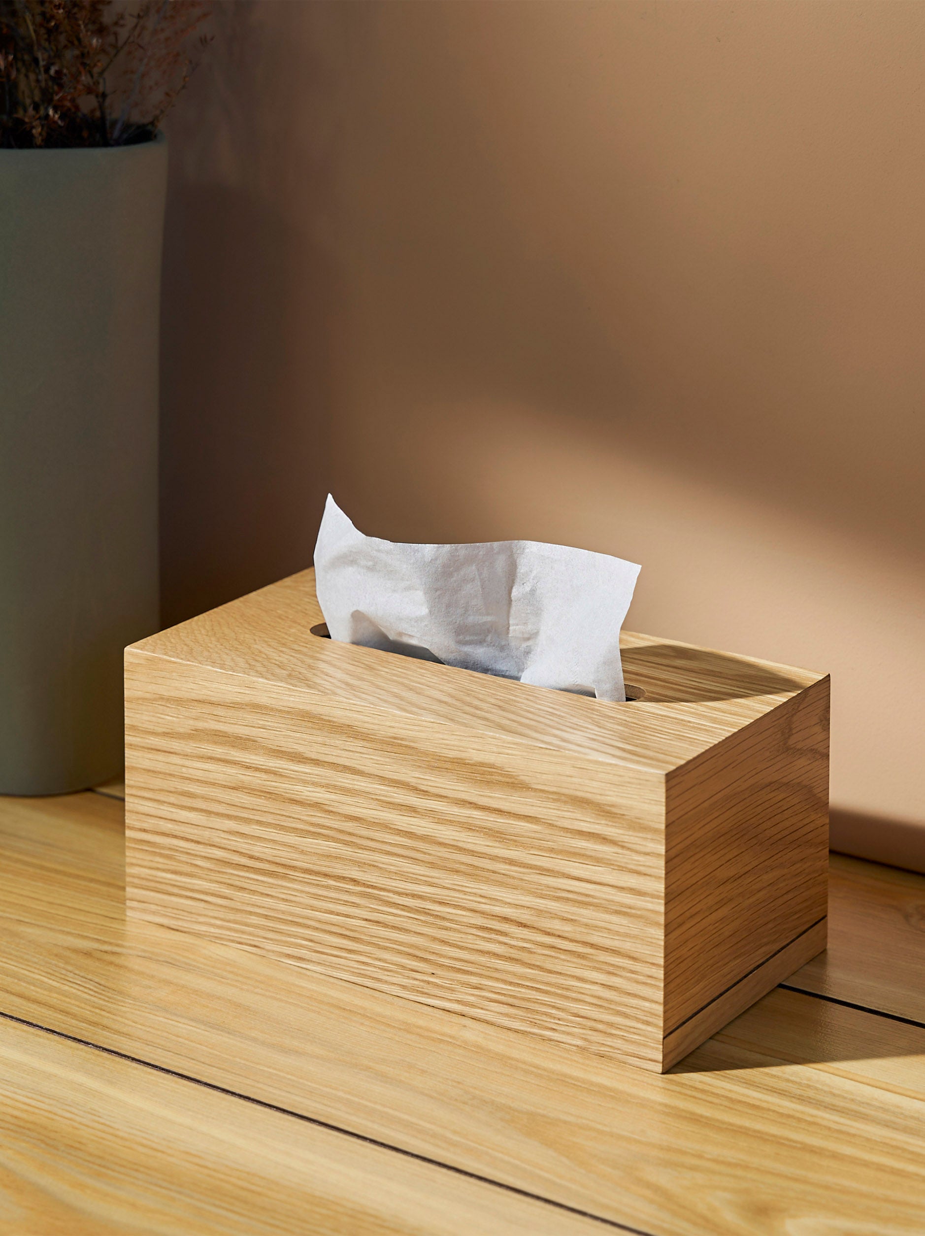 Oku Tissue Box Natural Oak / Large
